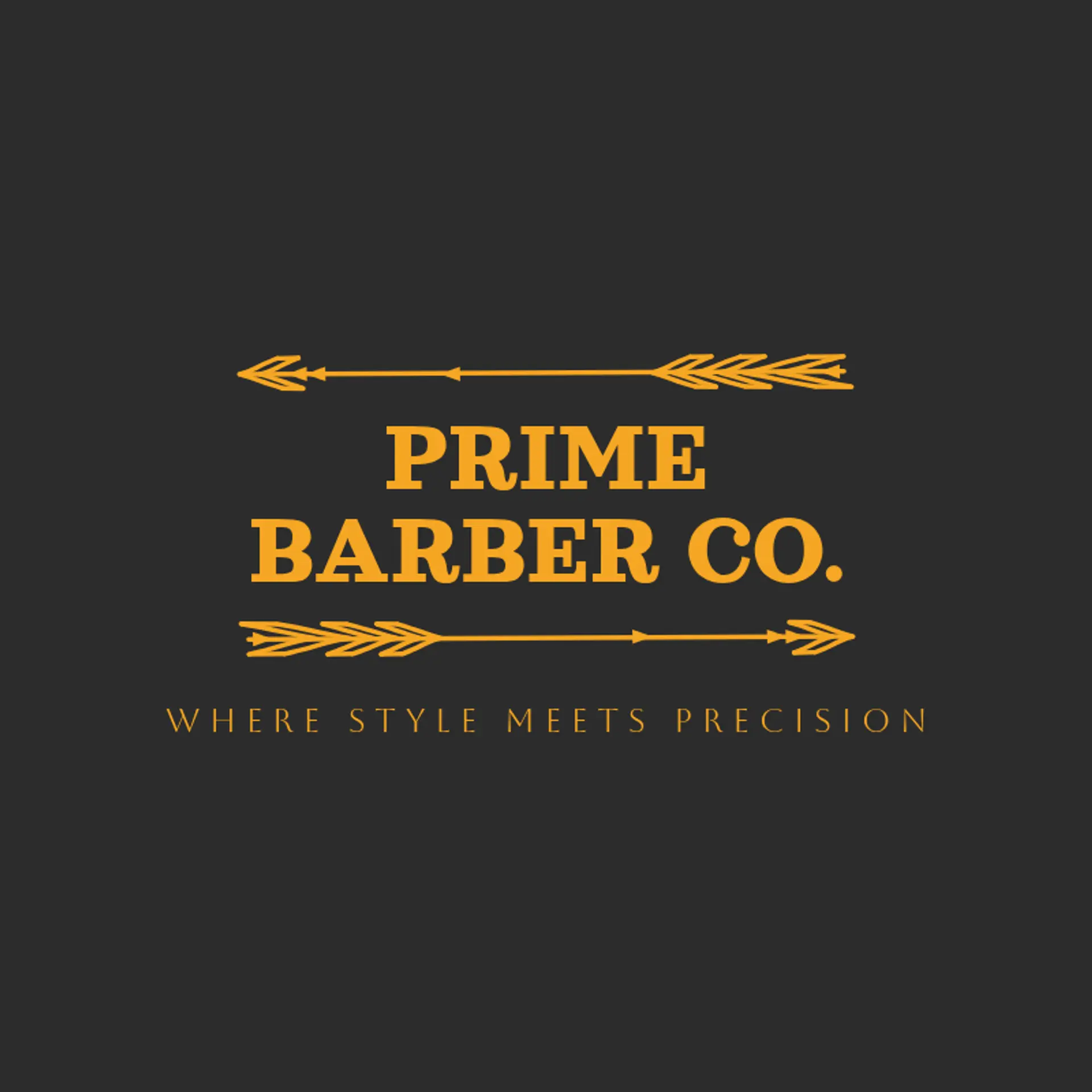 Prime Barber Co. logo for barber