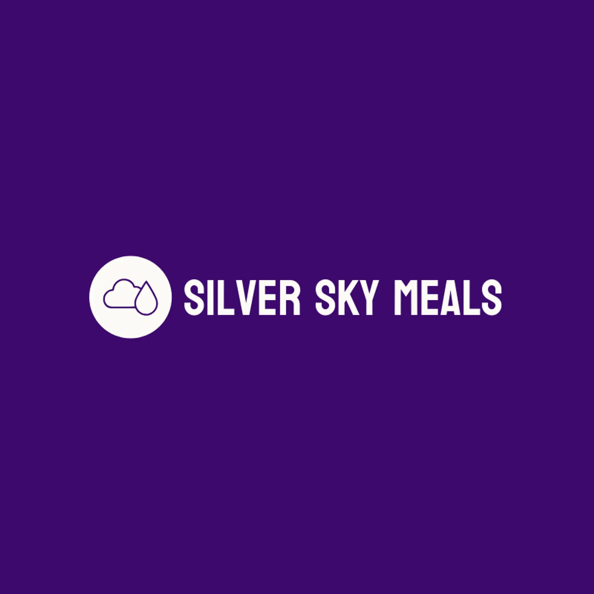 Silver Sky Meals logo for cloud kitchen