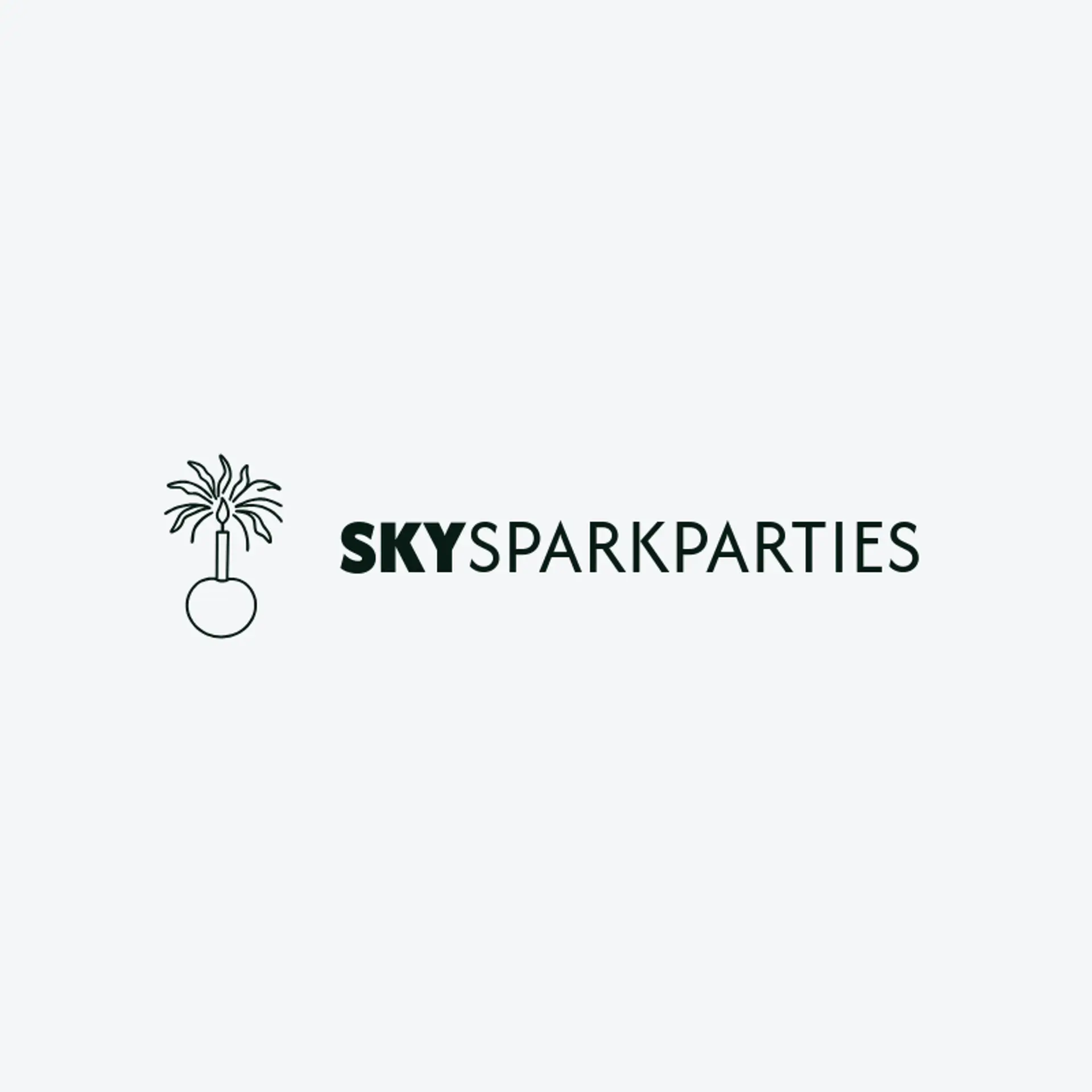 Sky Spark Parties logo for birthday