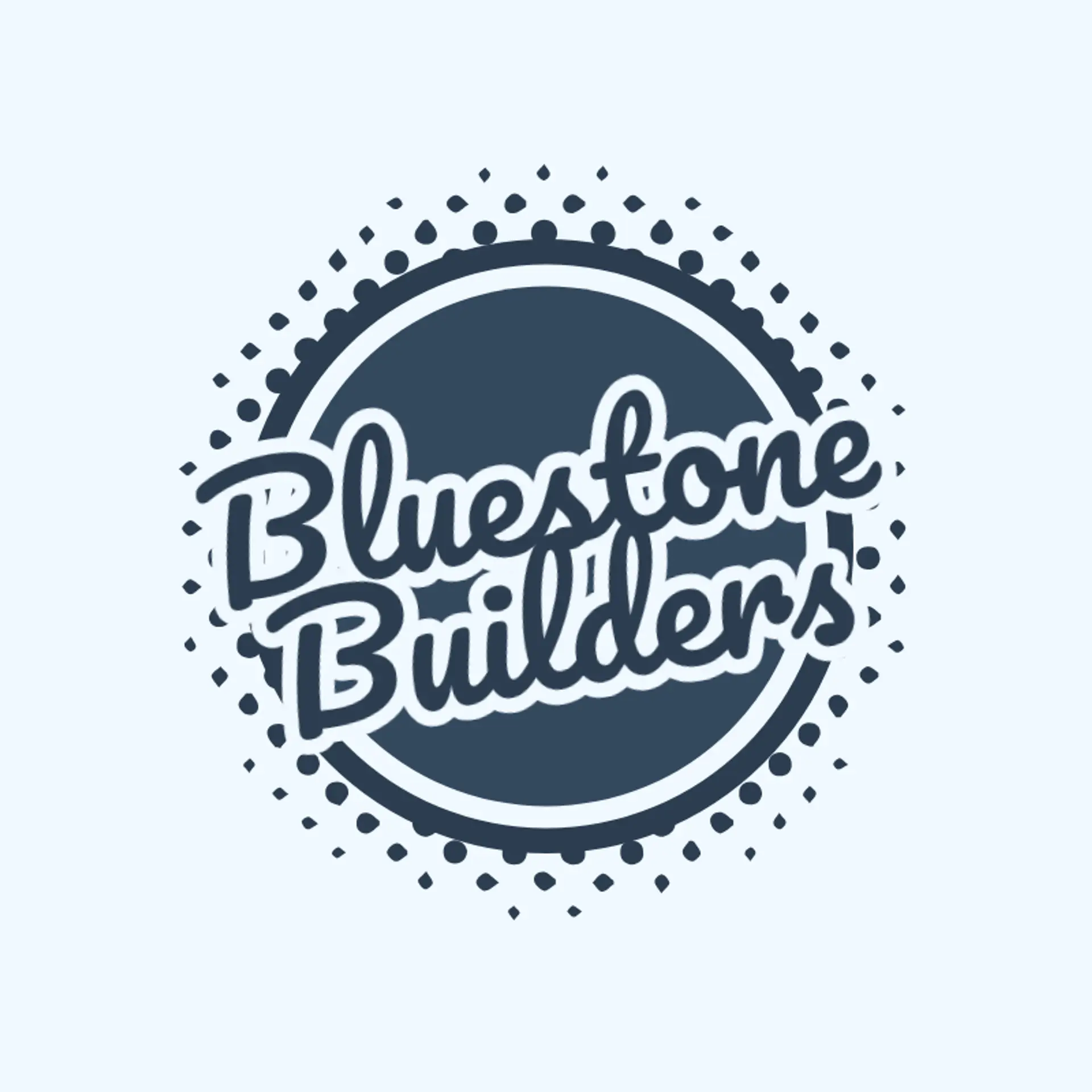 BlueStone Builders logo for commercial construction