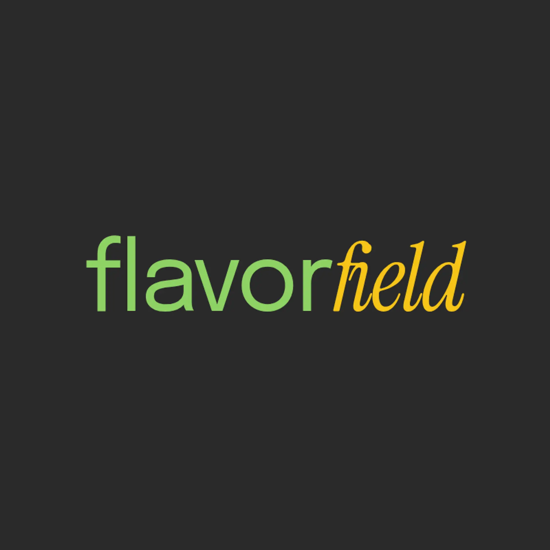 Flavor Field logo for cool restaurant