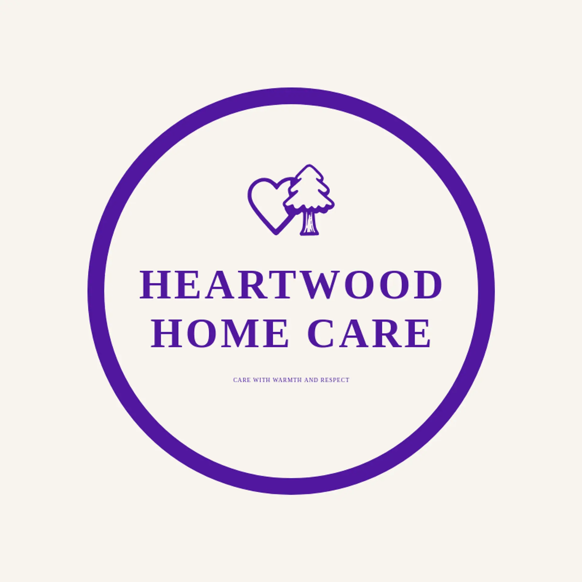 Heartwood Home Care logo for home care