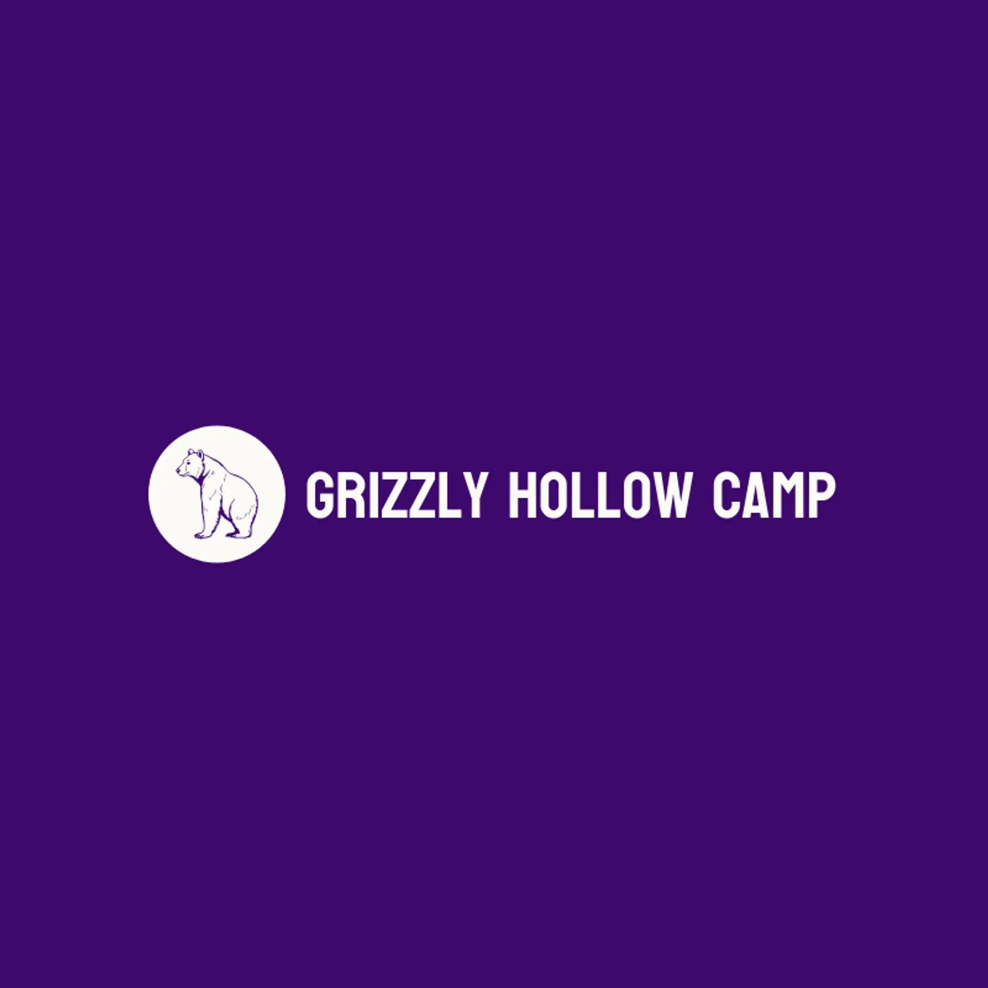Grizzly Hollow Camp logo for grizzly