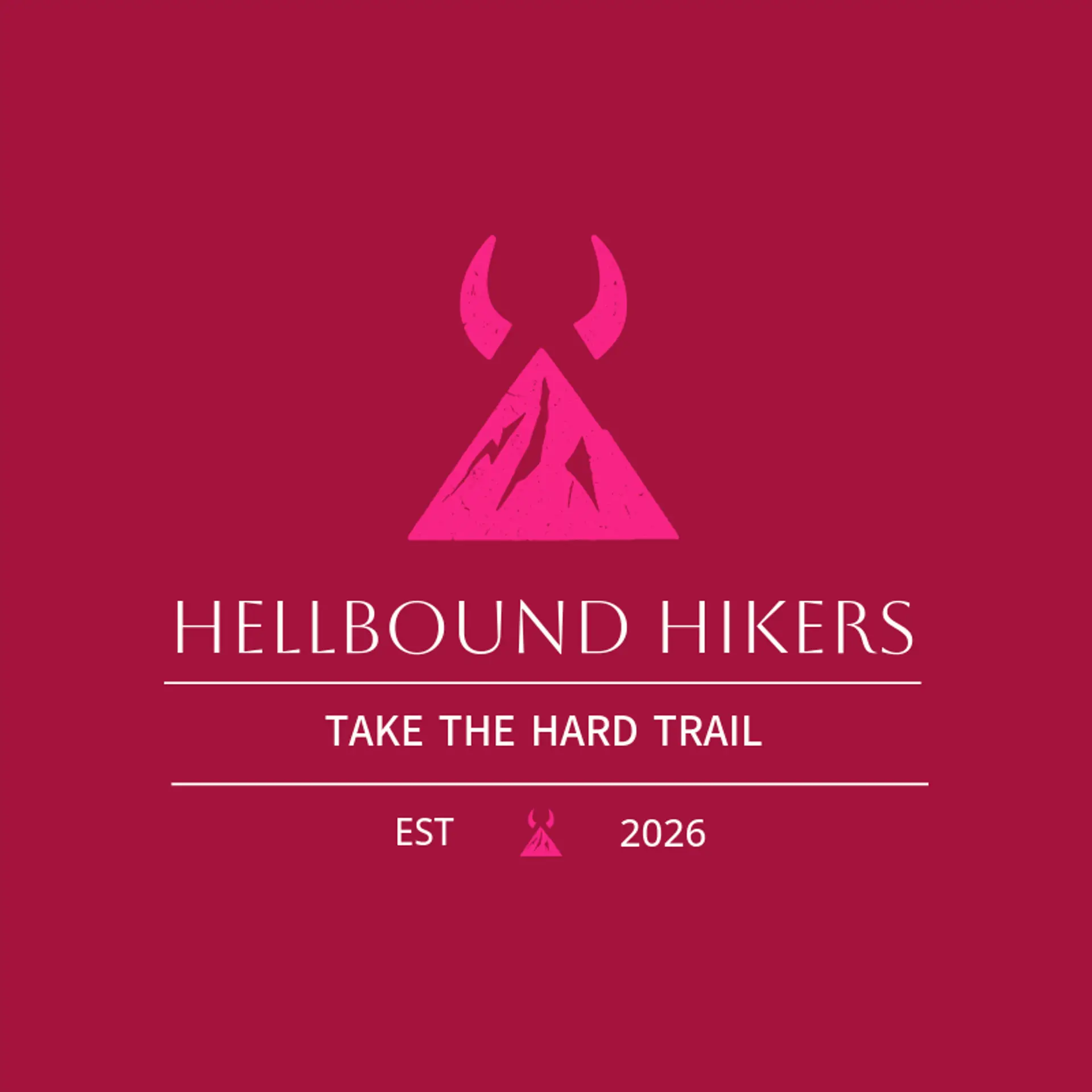 Hellbound Hikers logo for devil