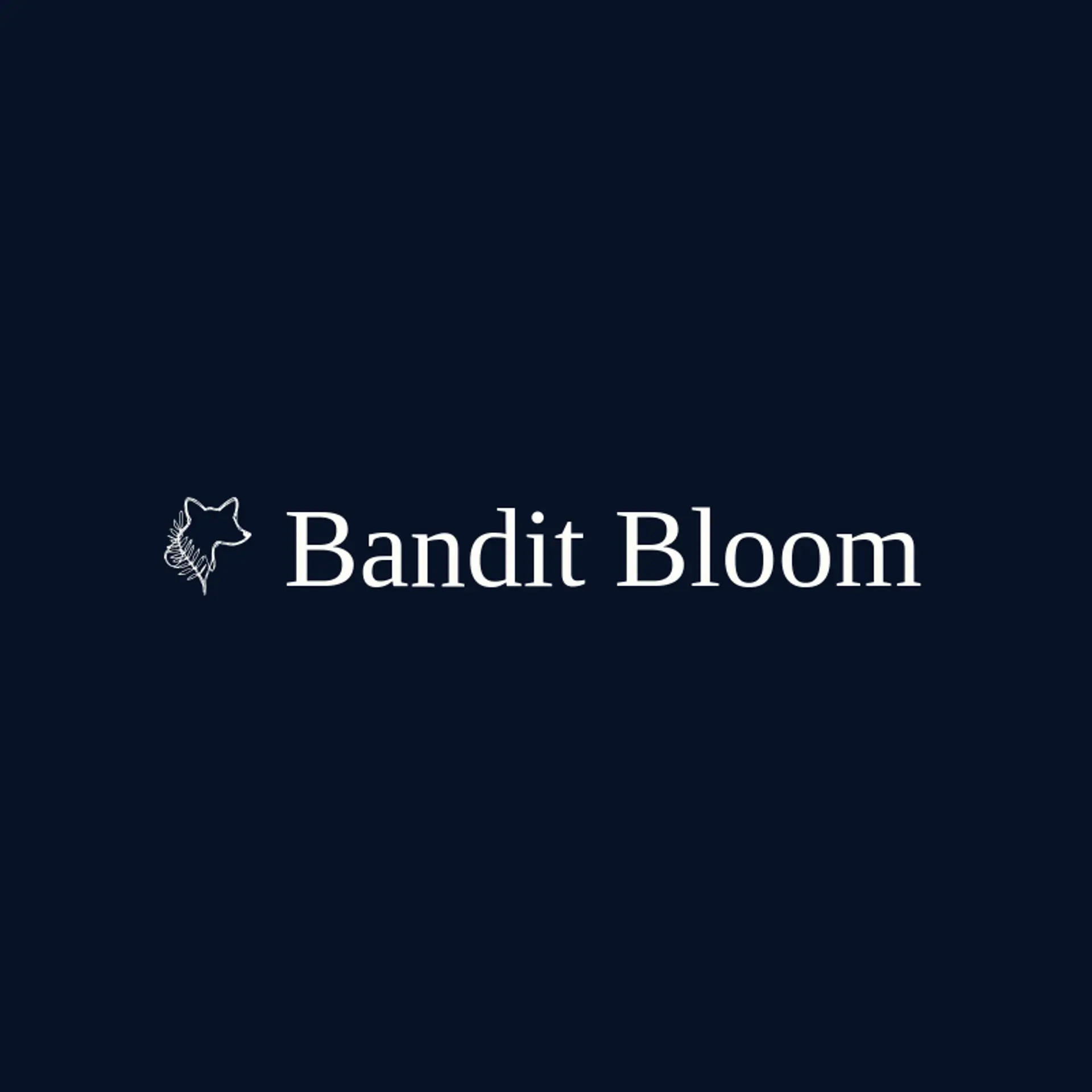 Bandit Bloom logo for raccoon