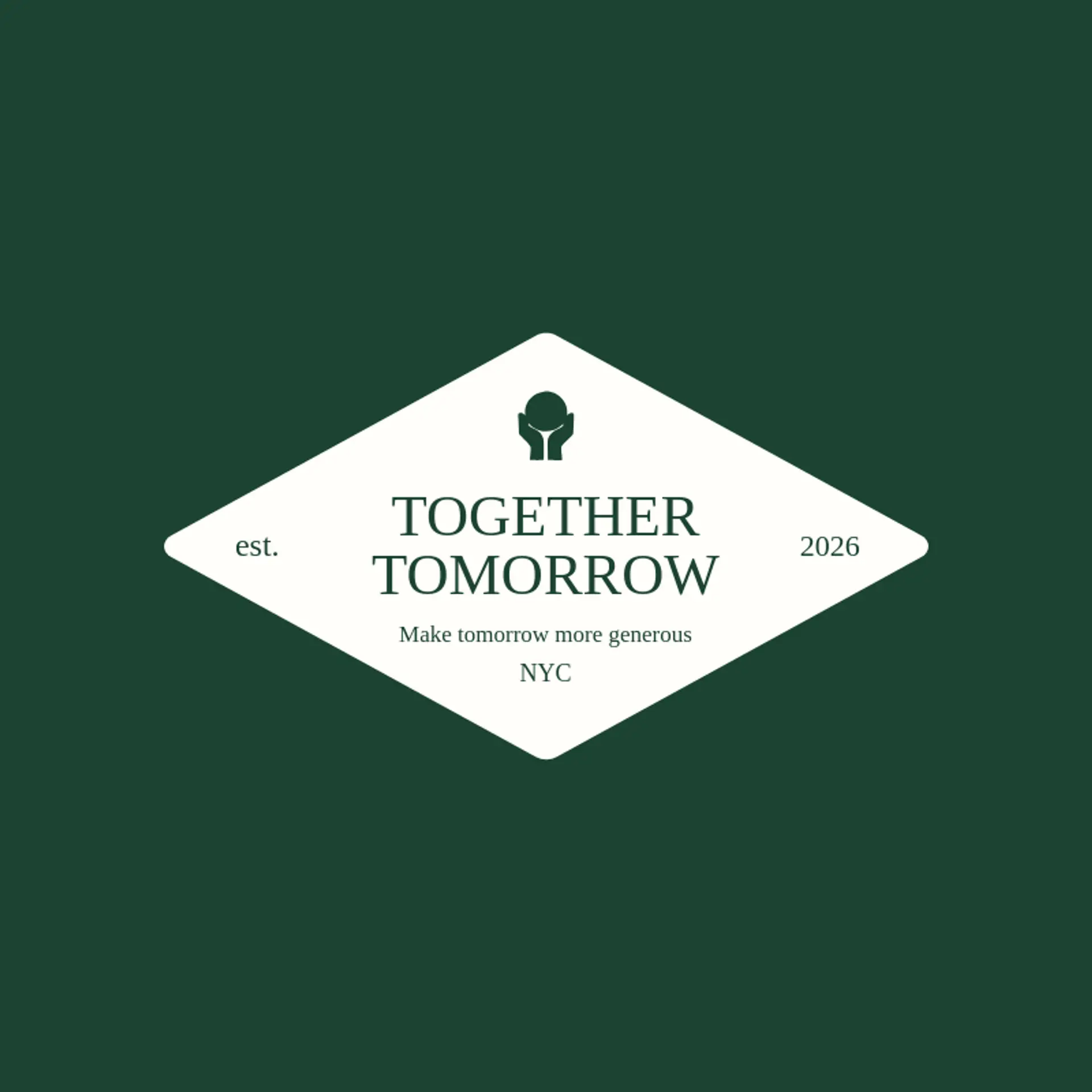 Together Tomorrow logo for donation