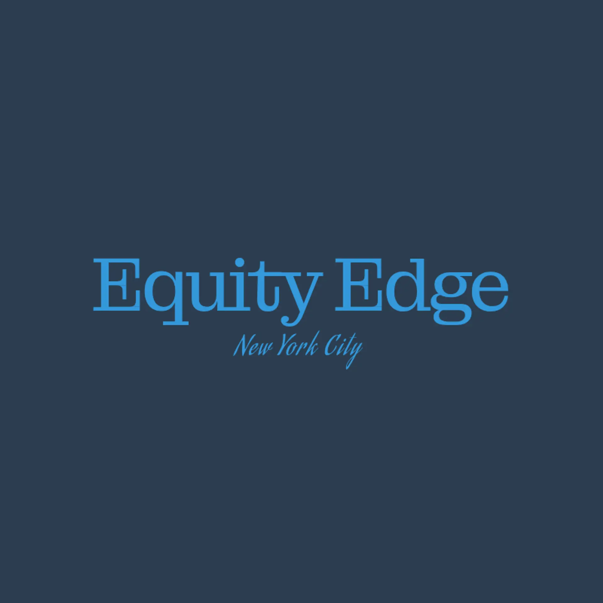 Equity Edge logo for finance business