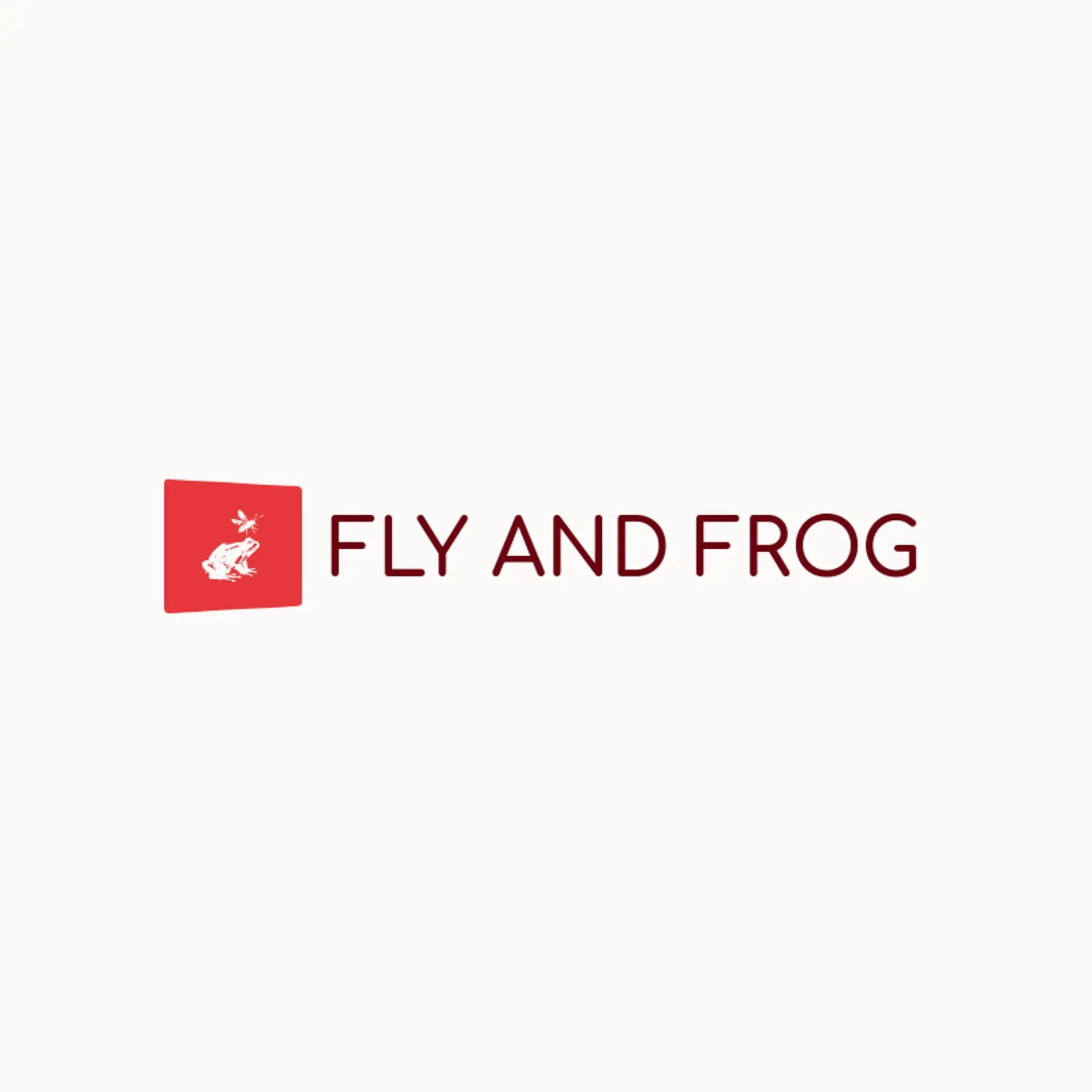 Fly And Frog logo for frog