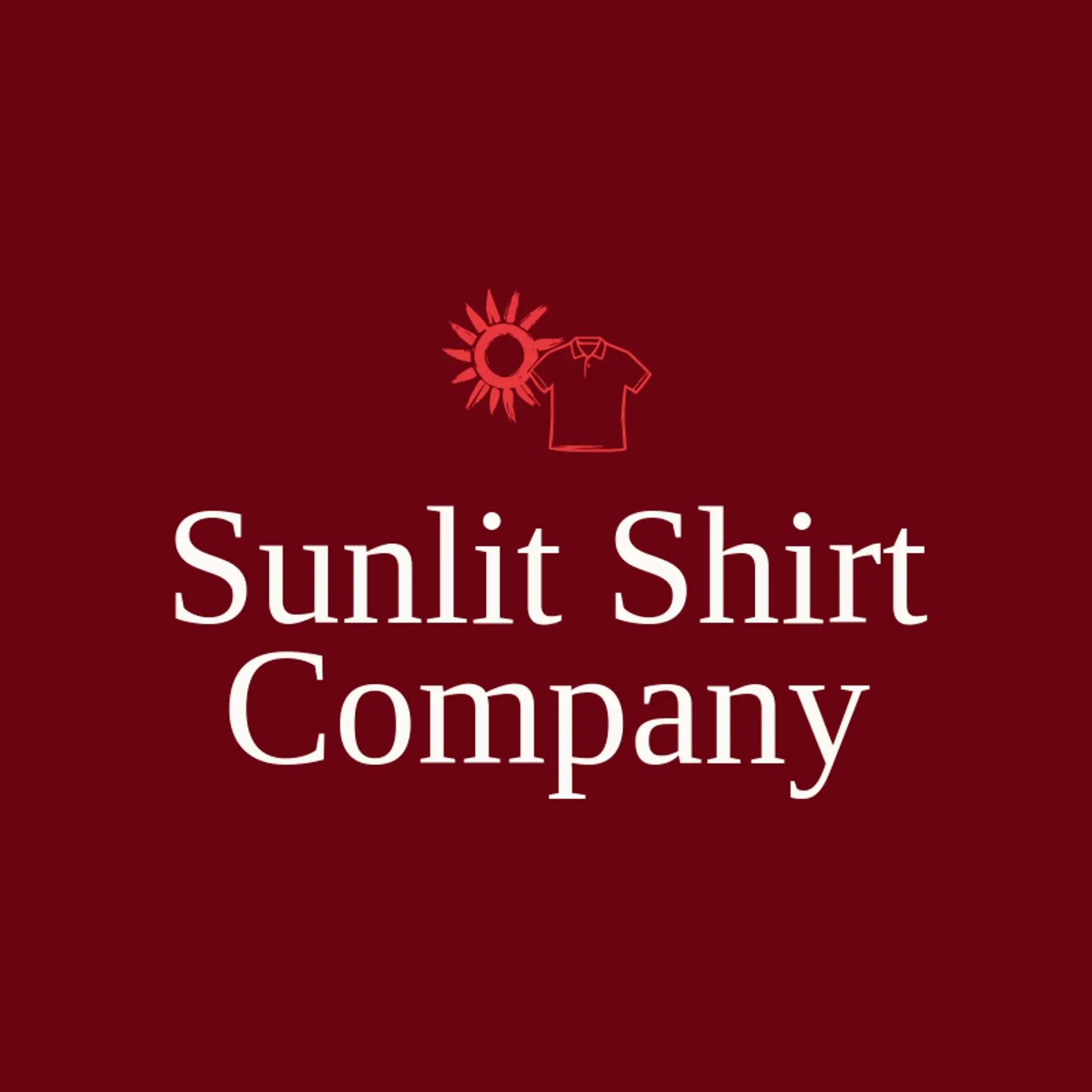 Sunlit Shirt Company logo for polo shirt