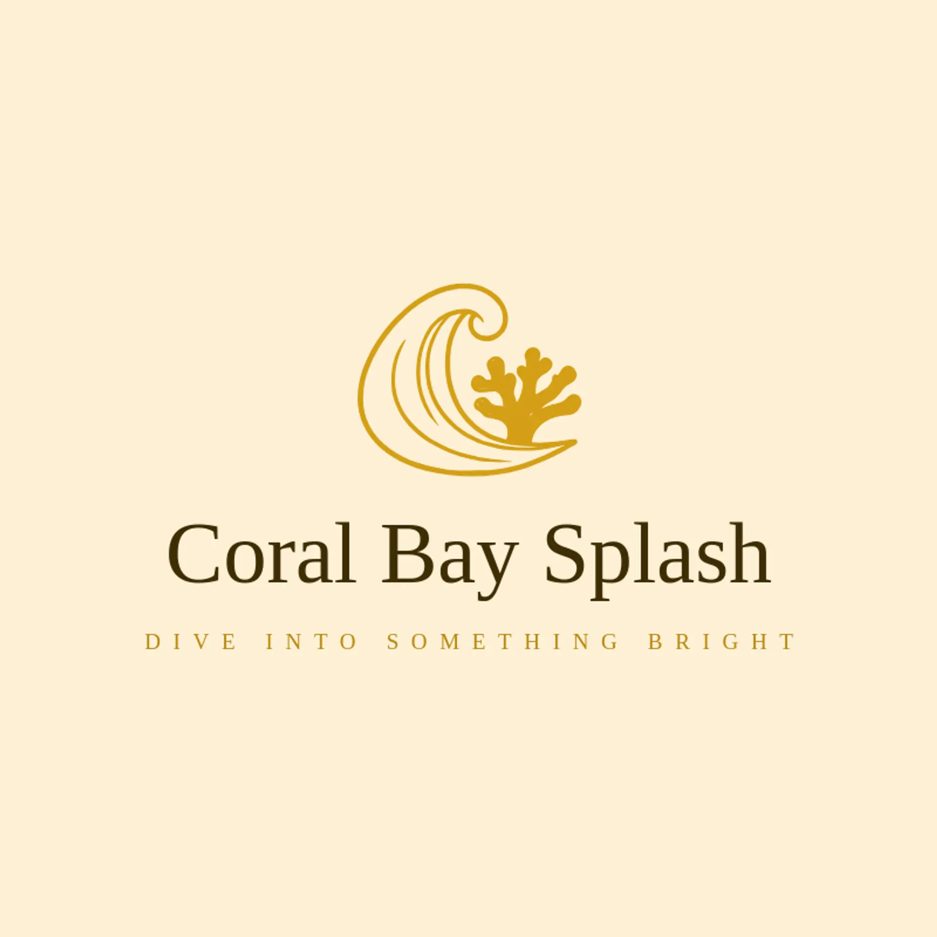 Coral Bay Splash logo for water park