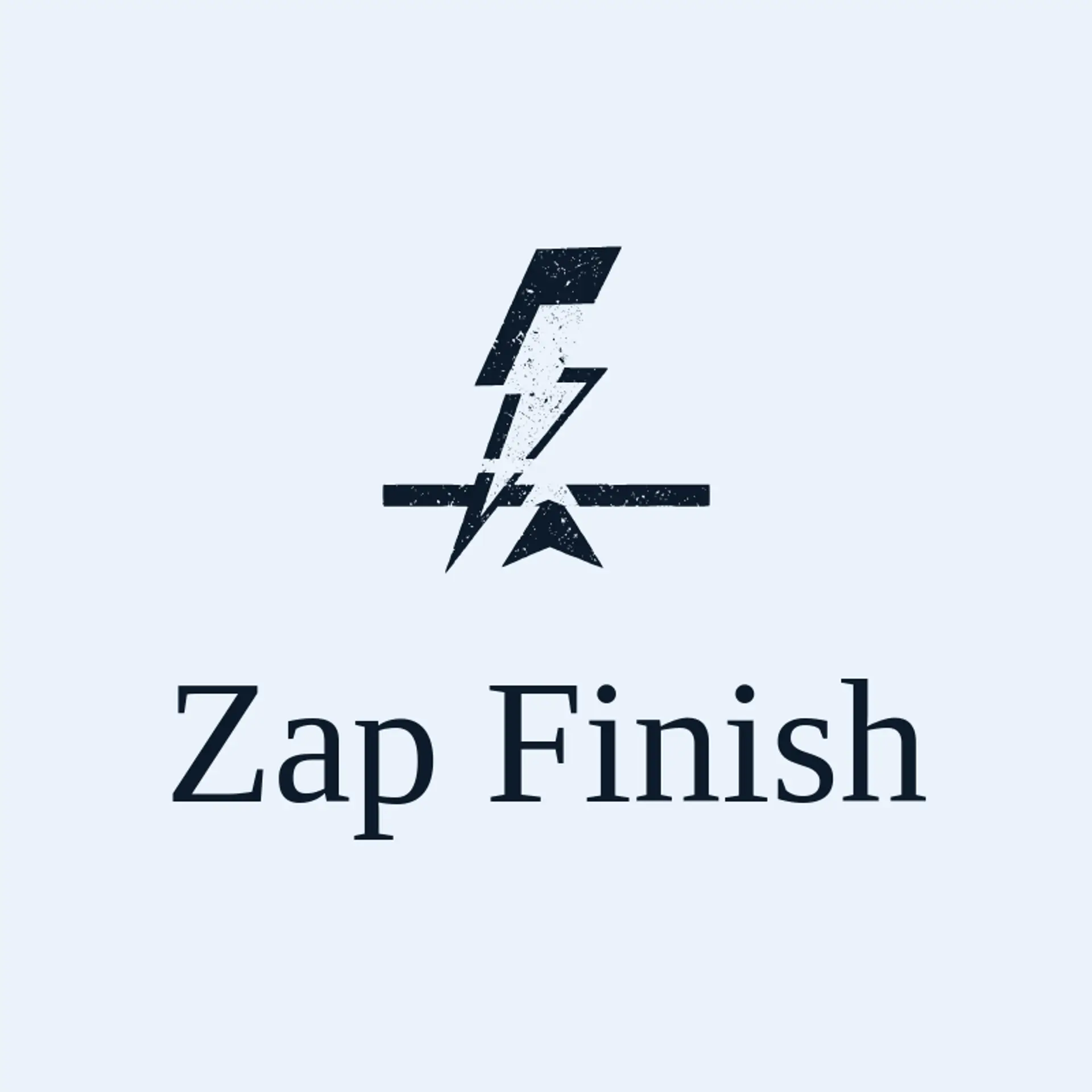 Zap Finish logo for lightning bolt
