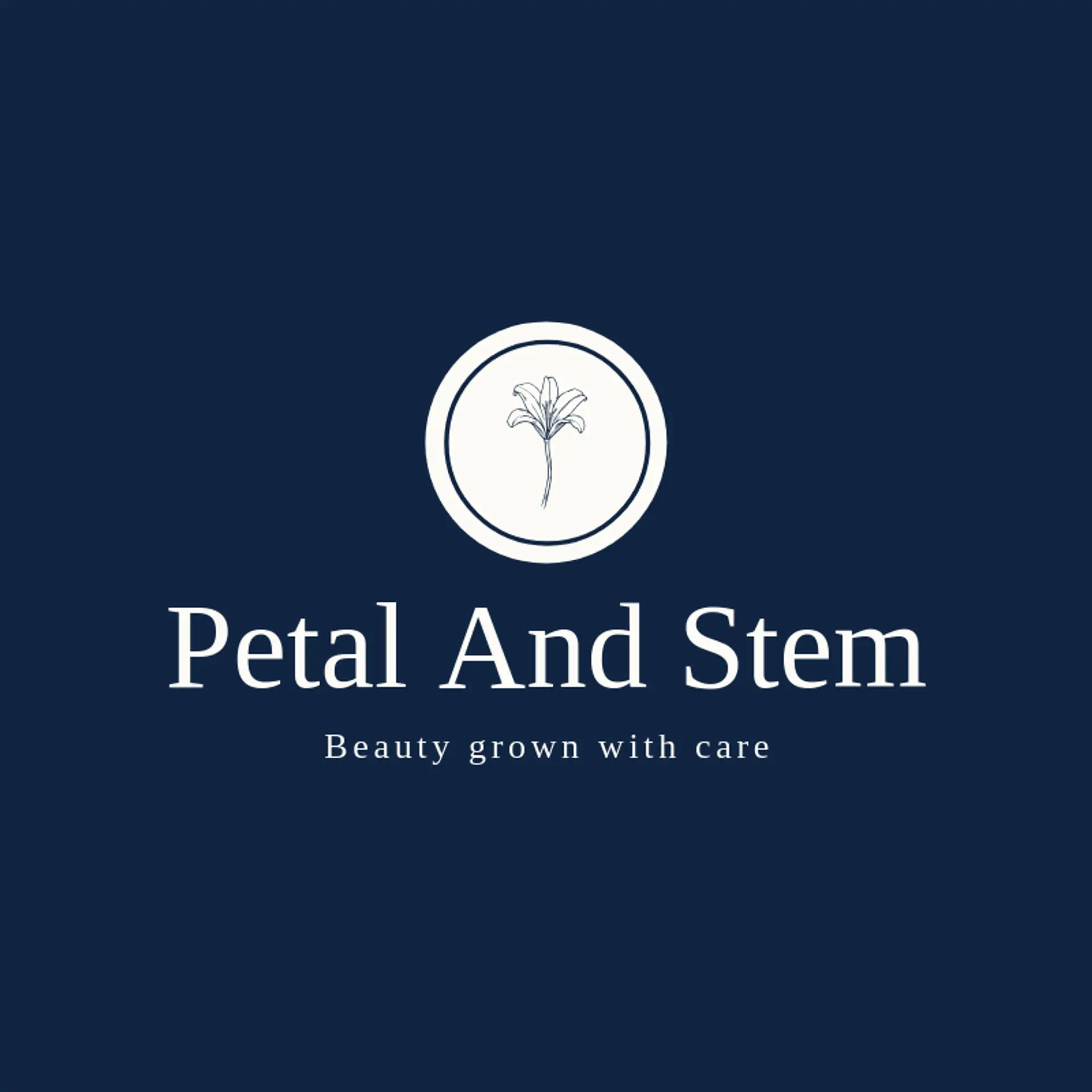 Petal and Stem logo for lily