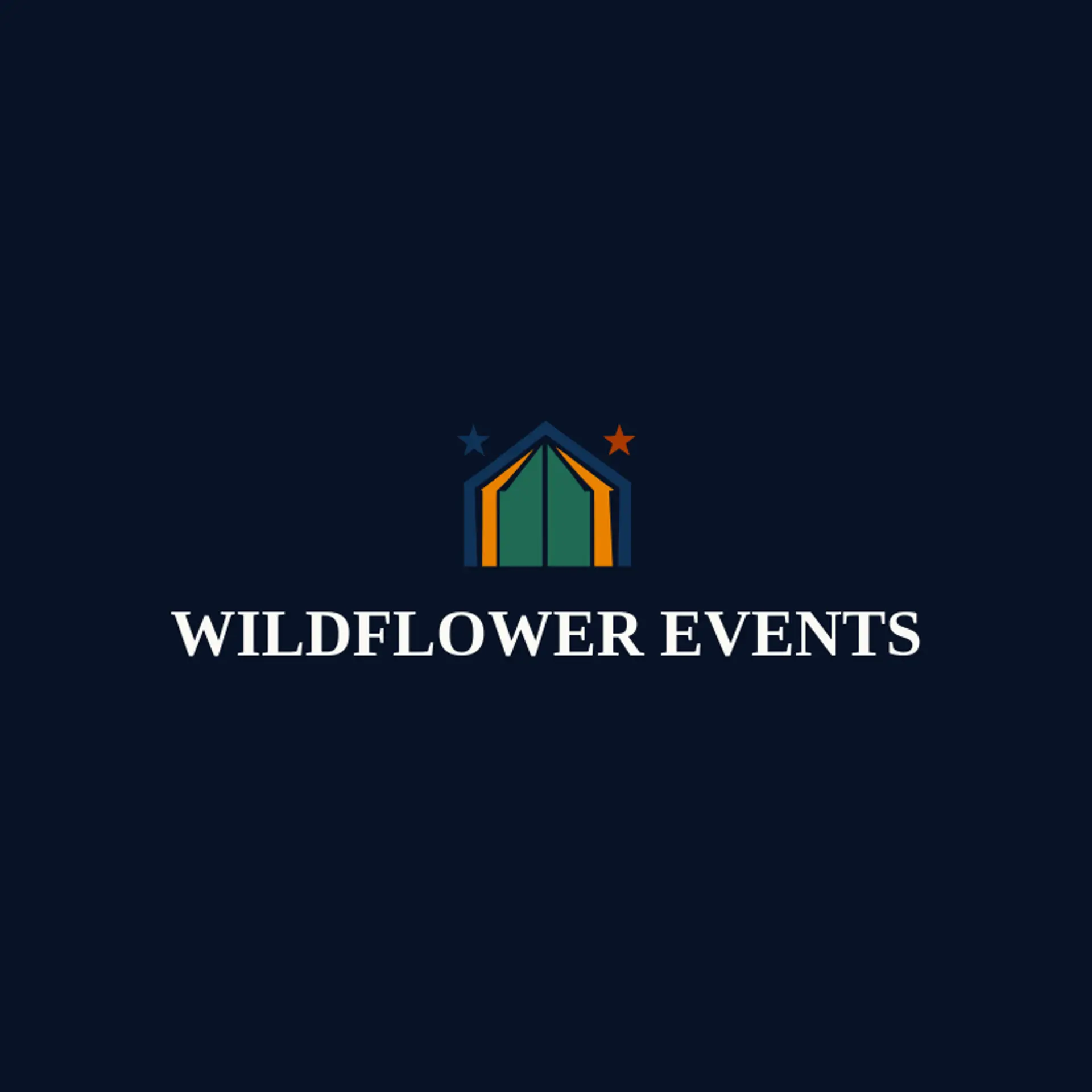 Wildflower Events logo for party rental