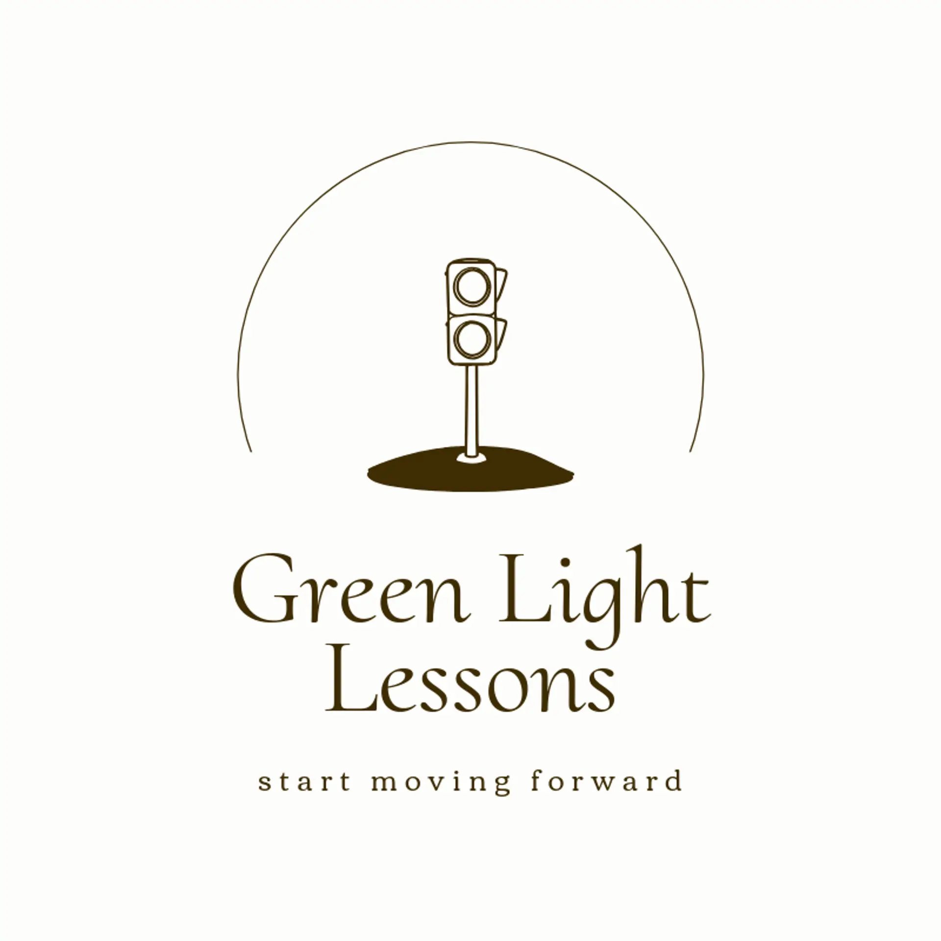 Green Light Lessons logo for driving school