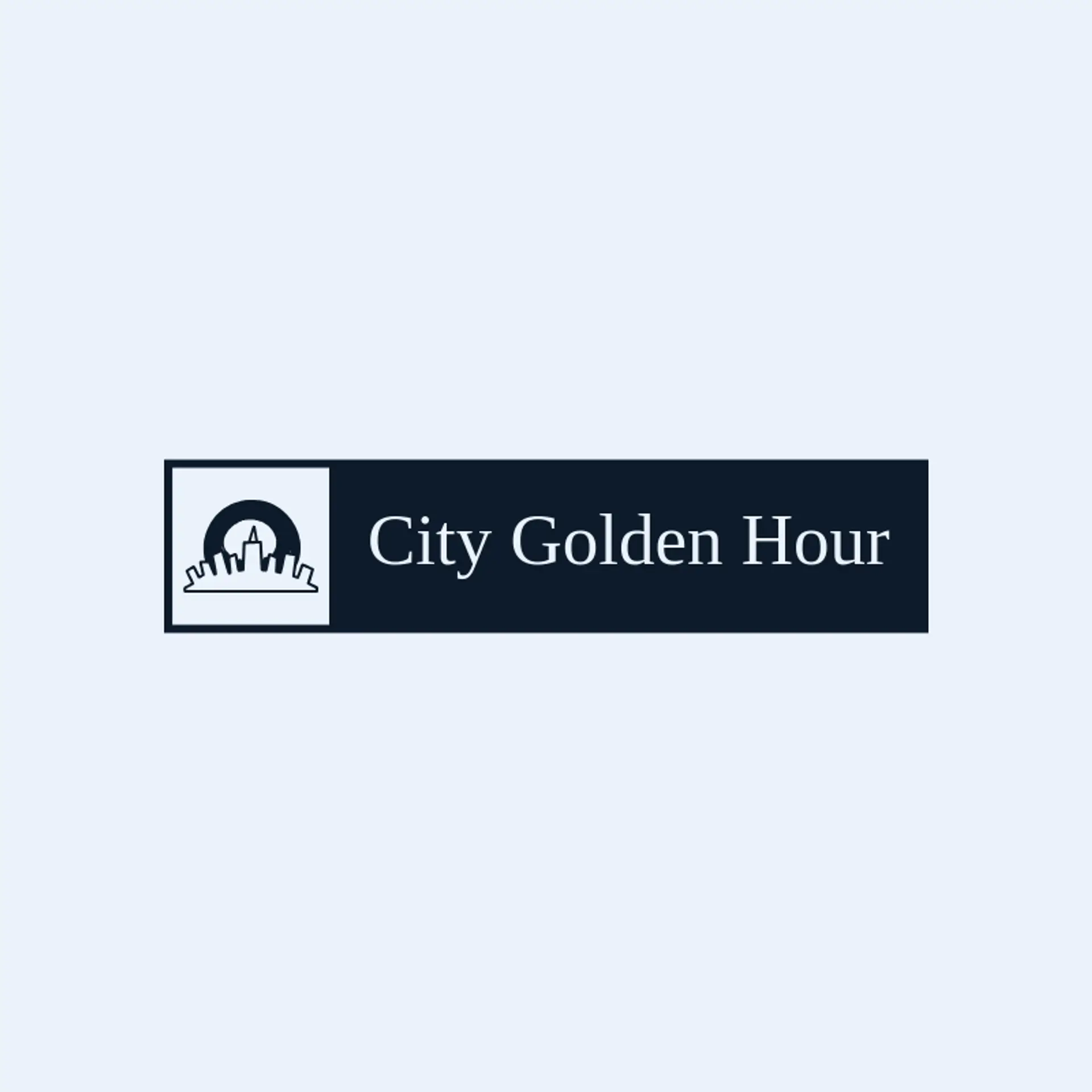 City Golden Hour logo for sunset