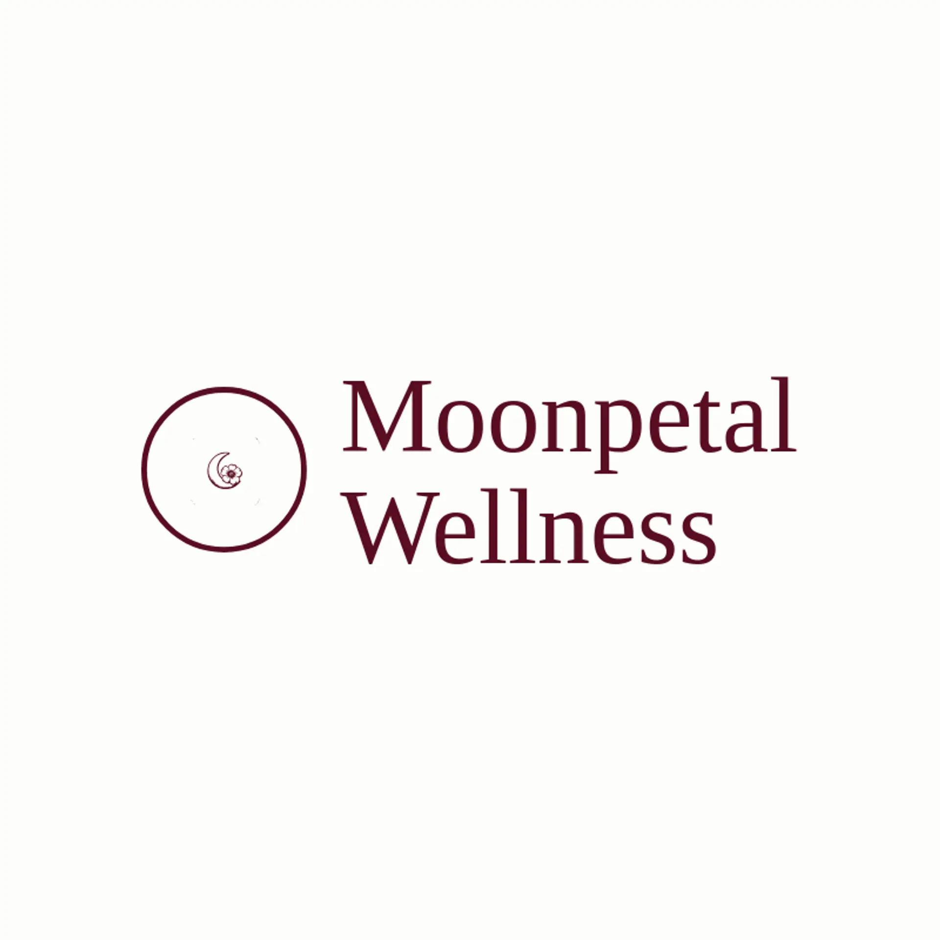 Moonpetal Wellness logo for med spa