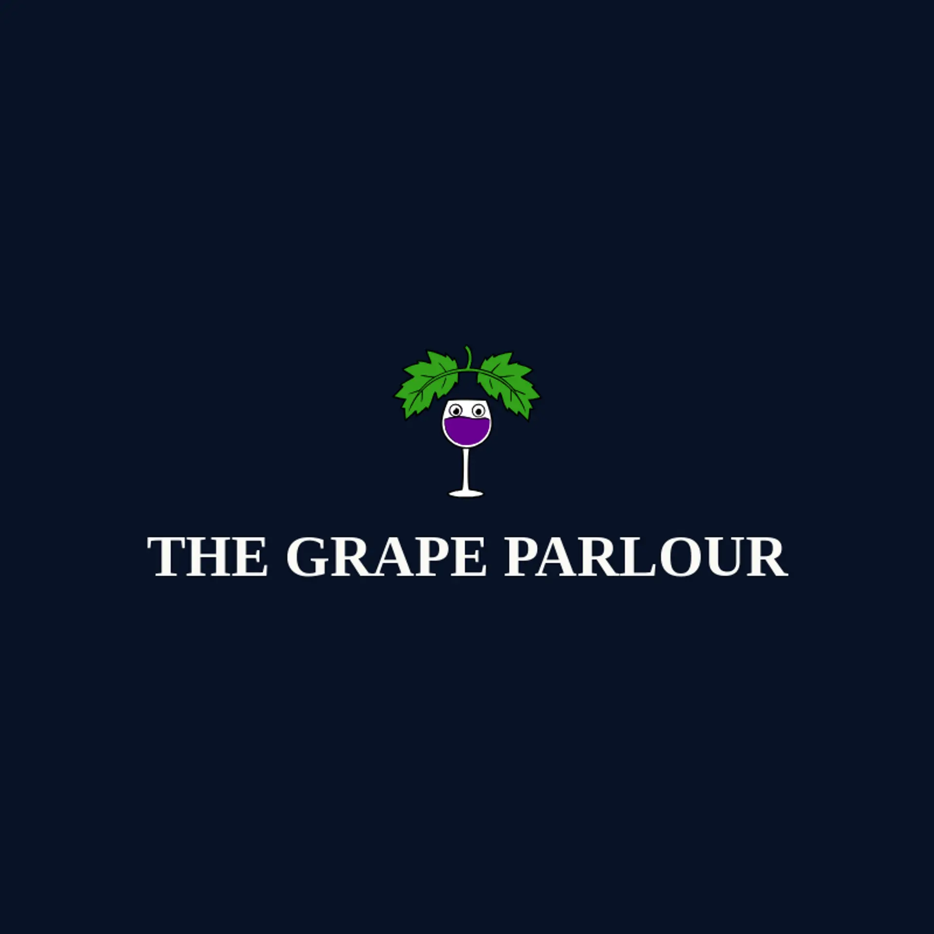 The Grape Parlour logo for wine glass