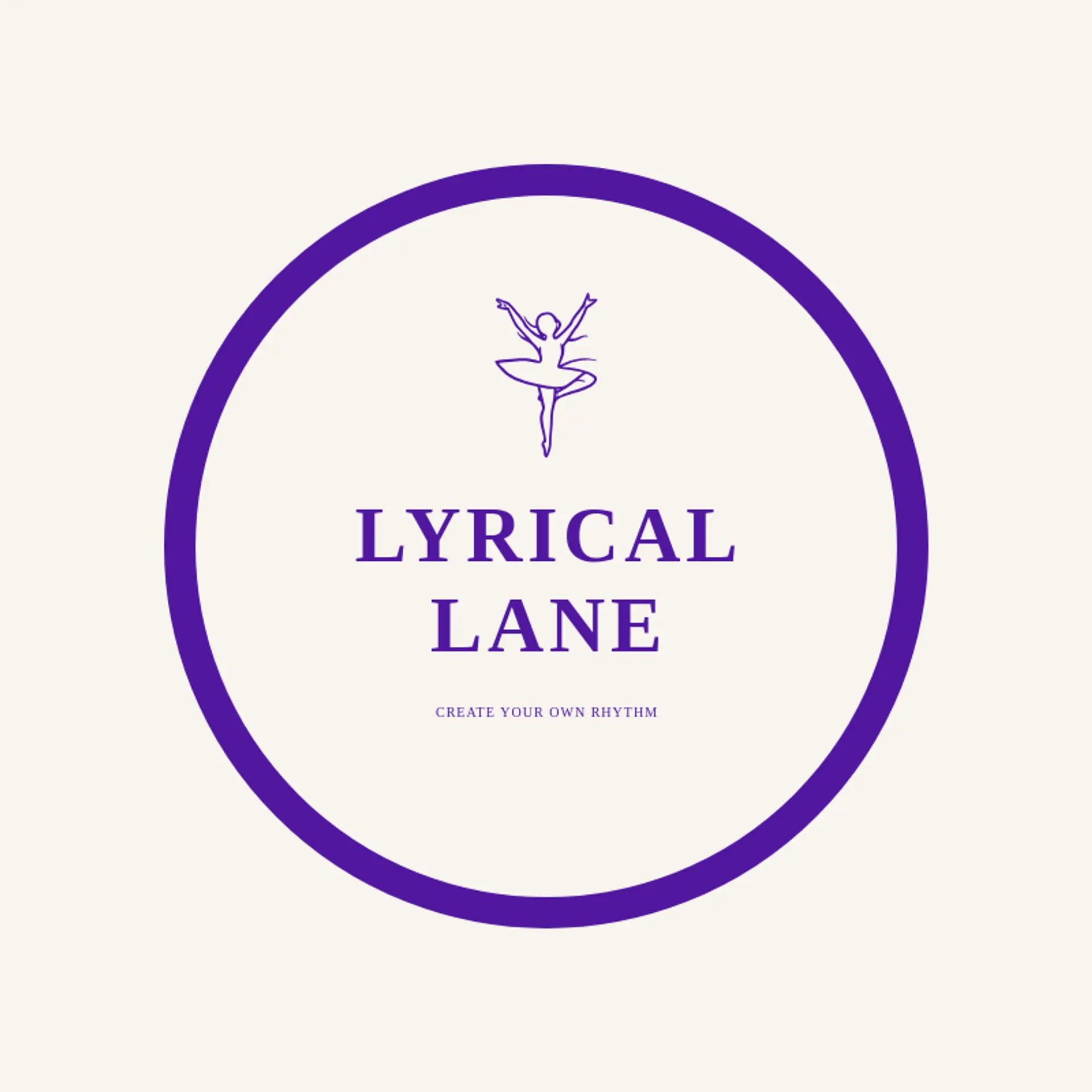Lyrical Lane logo for dancer