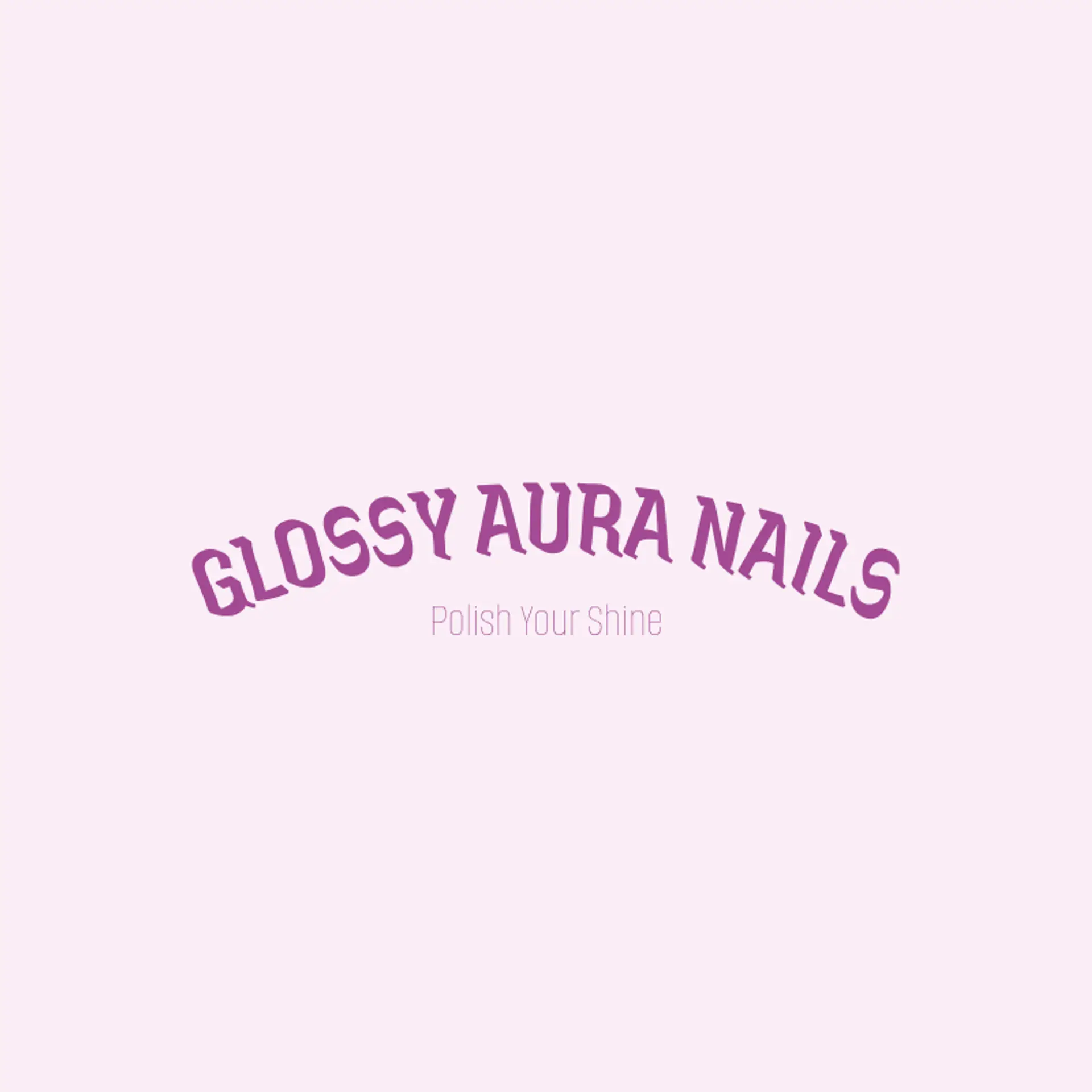 Glossy Aura Nails logo for nail tech