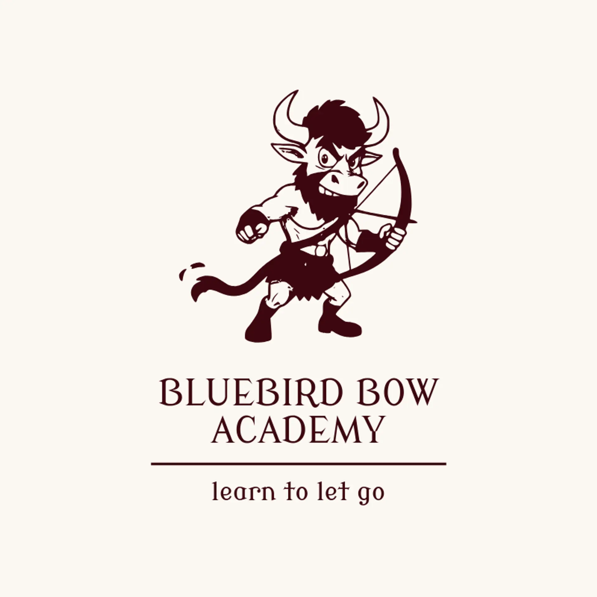 Bluebird Bow Academy logo for archer