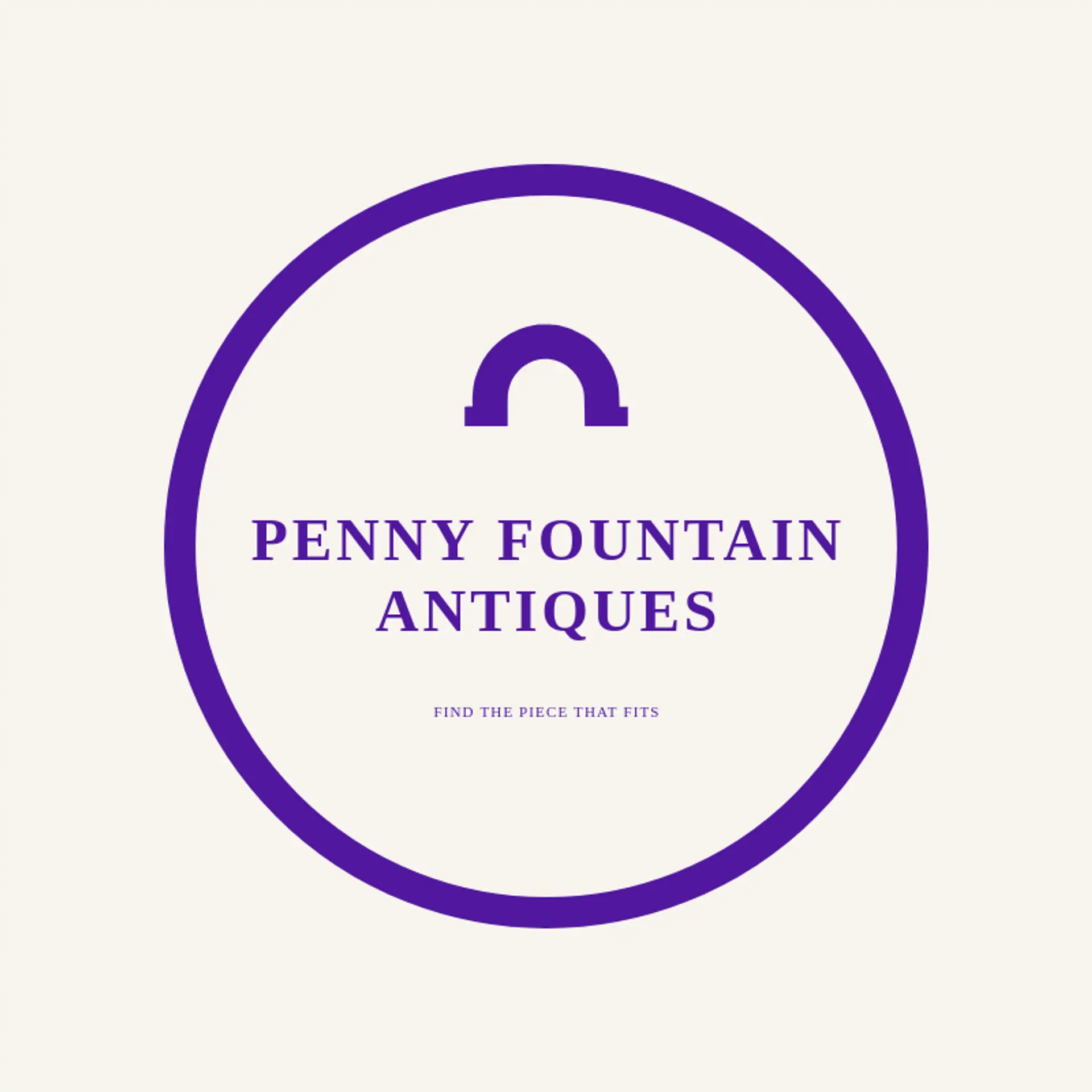 Penny Fountain Antiques logo for rome