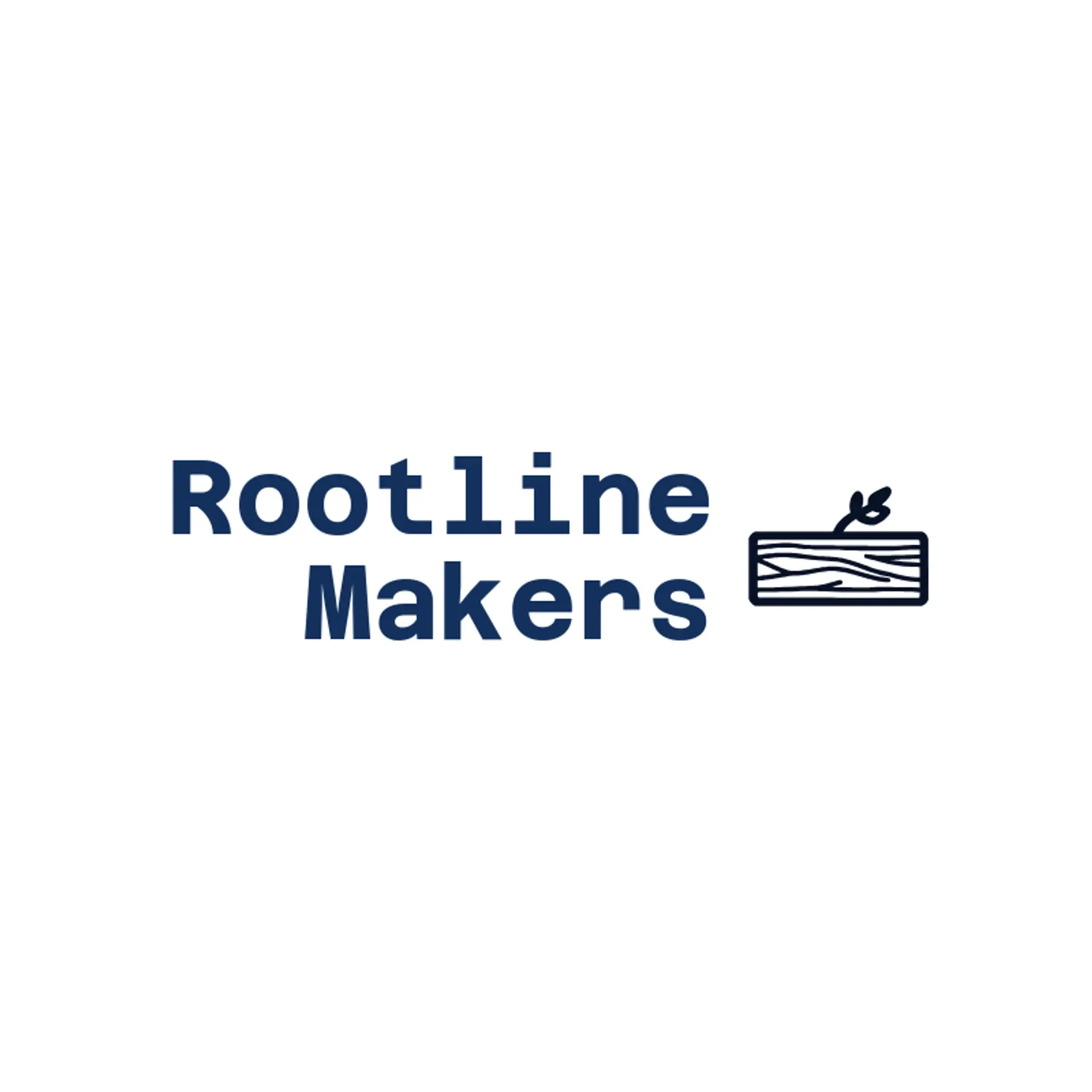 Rootline Makers logo for wood