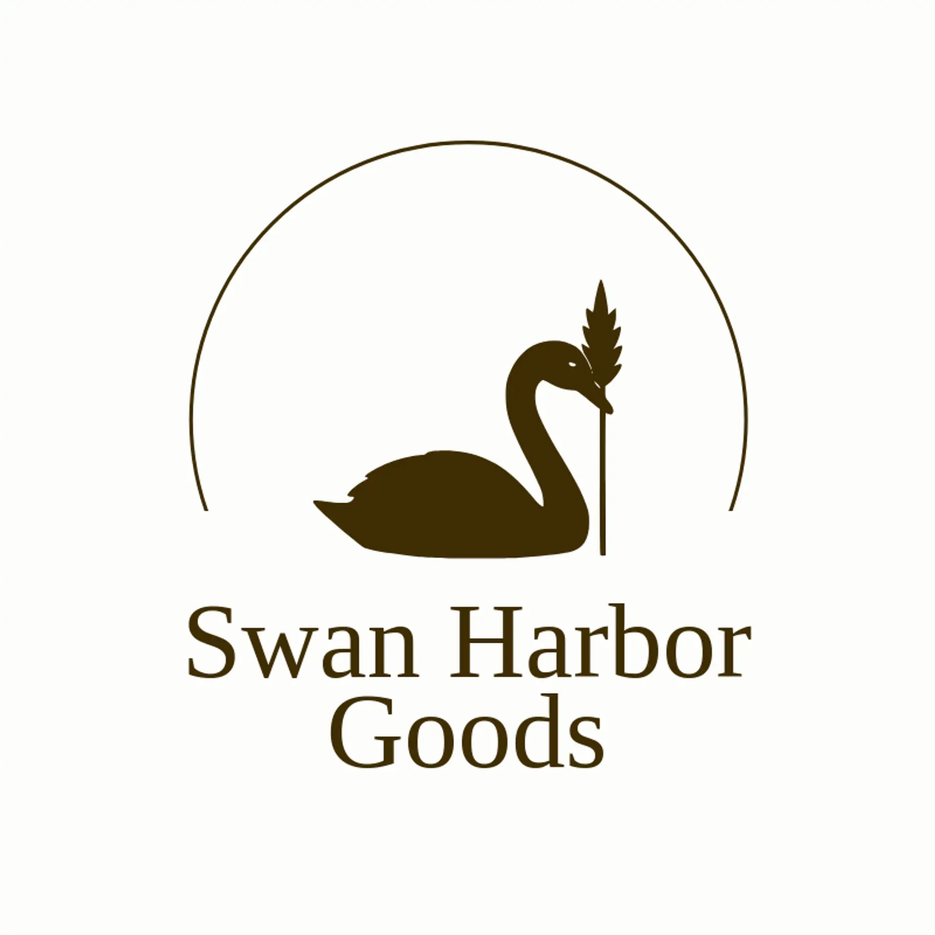 Swan Harbor Goods logo for swan