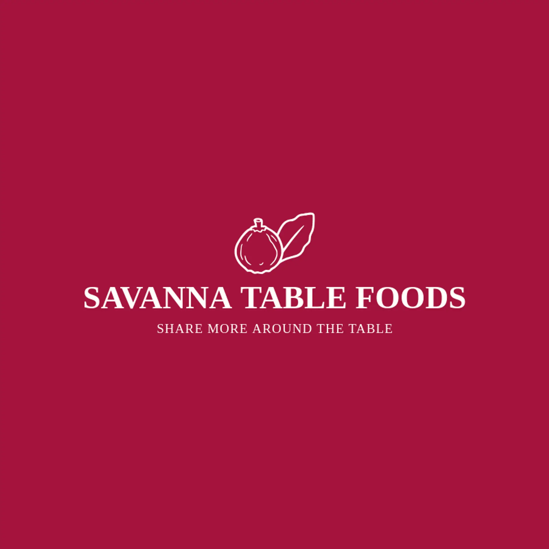 Savanna Table Foods logo for african