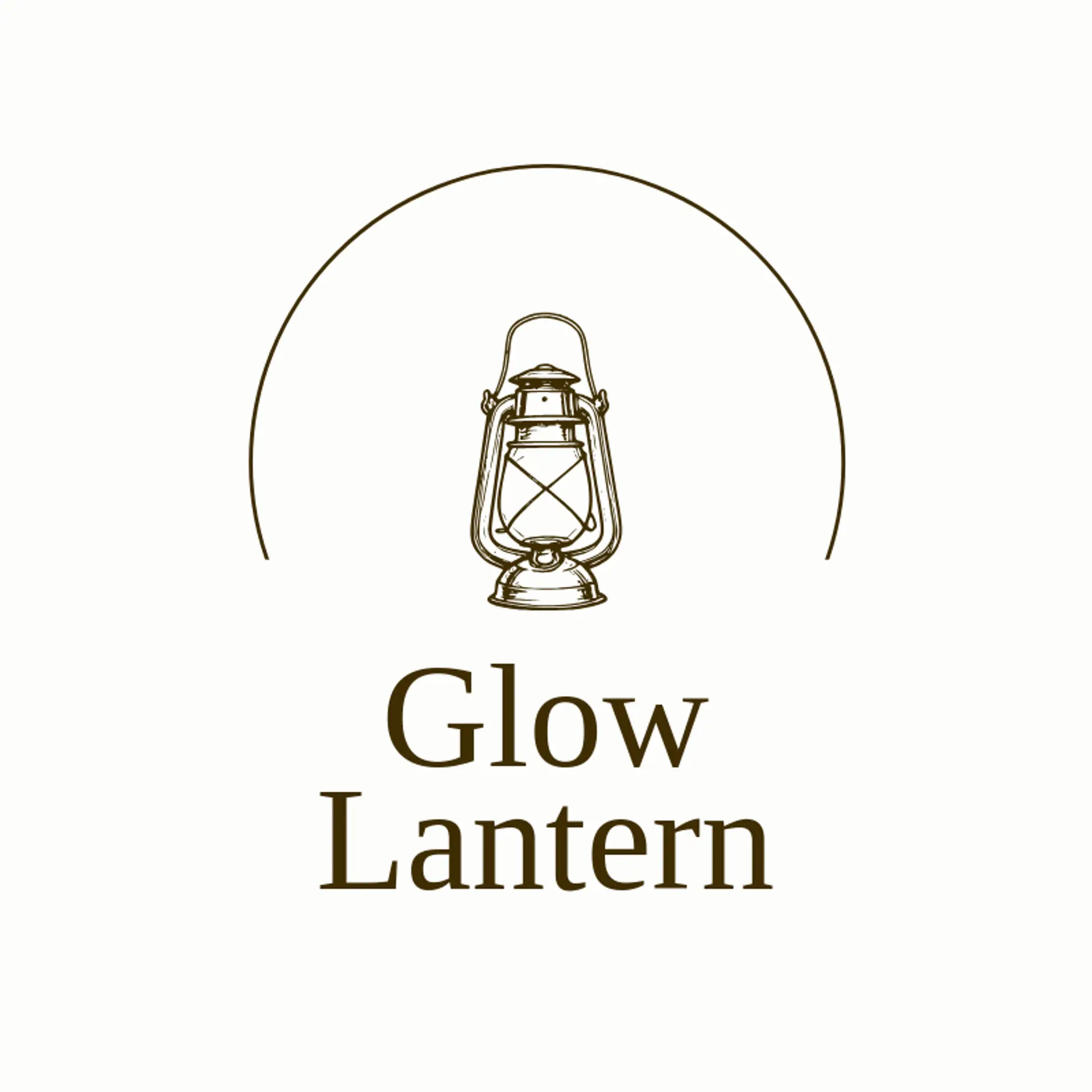 Glow Lantern logo for glow