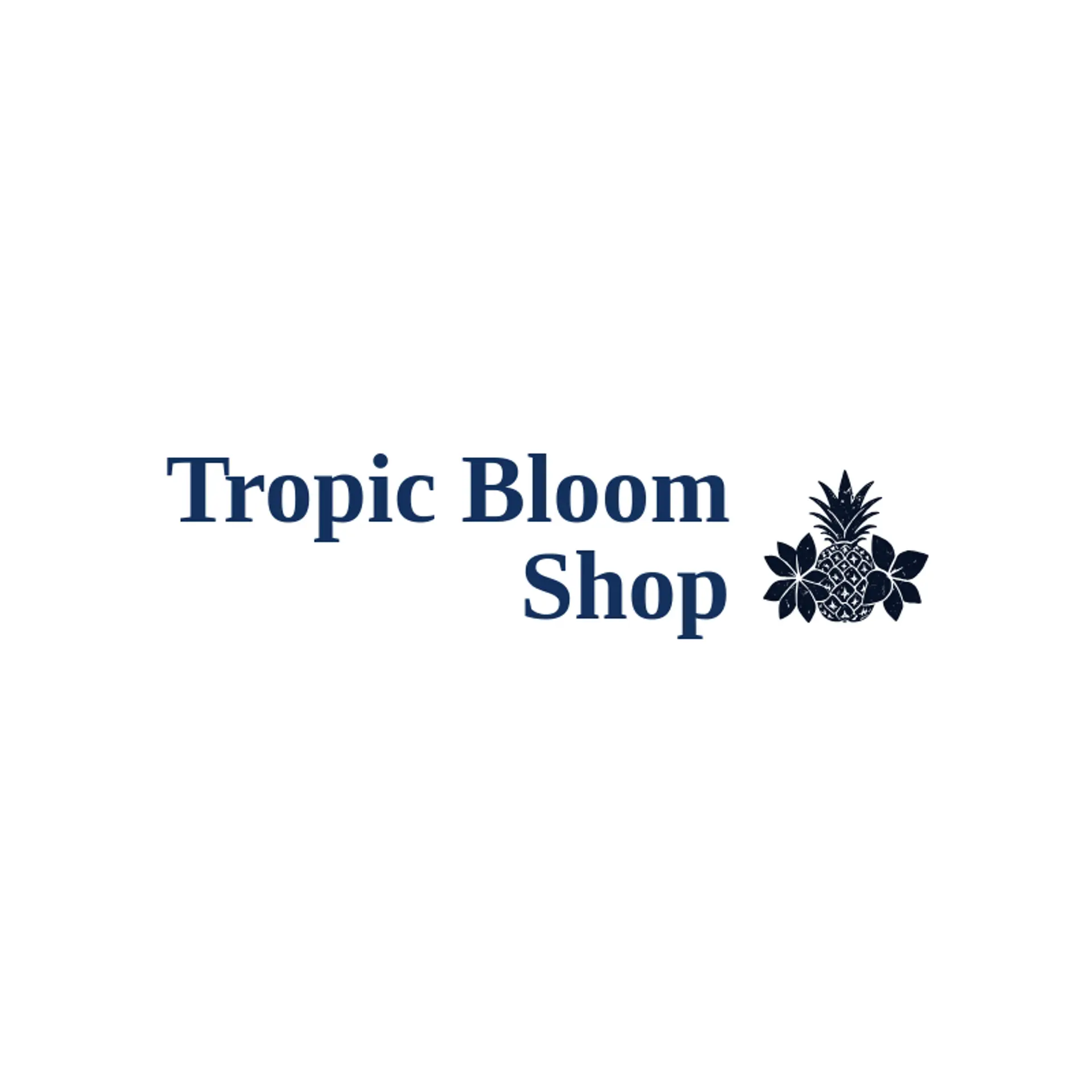 Tropic Bloom Shop logo for pineapple