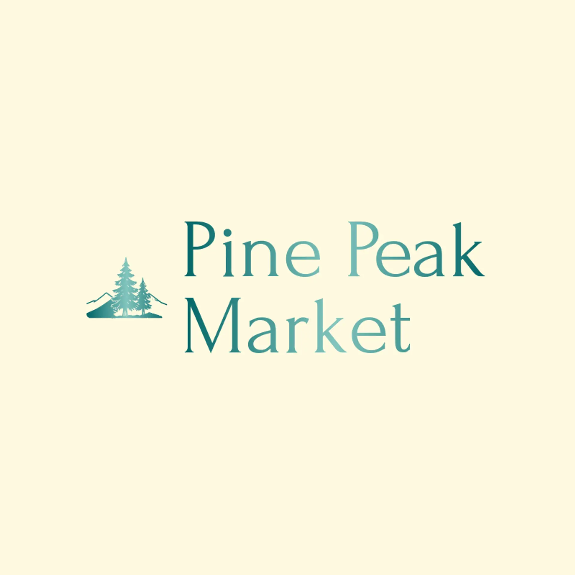 Pine Peak Market logo for summit