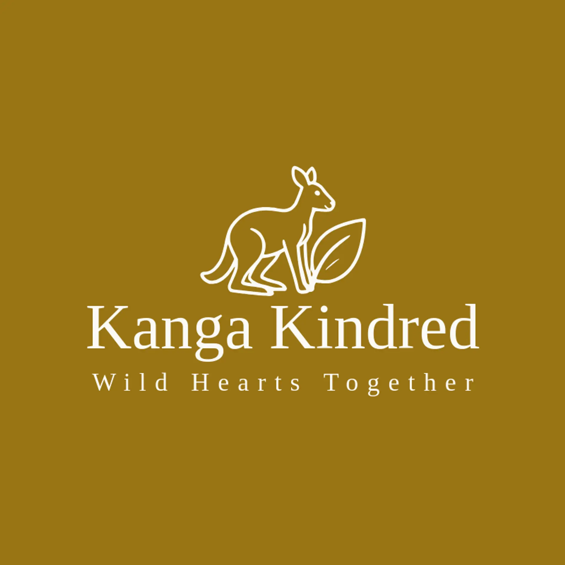Kanga Kindred logo for kangaroo