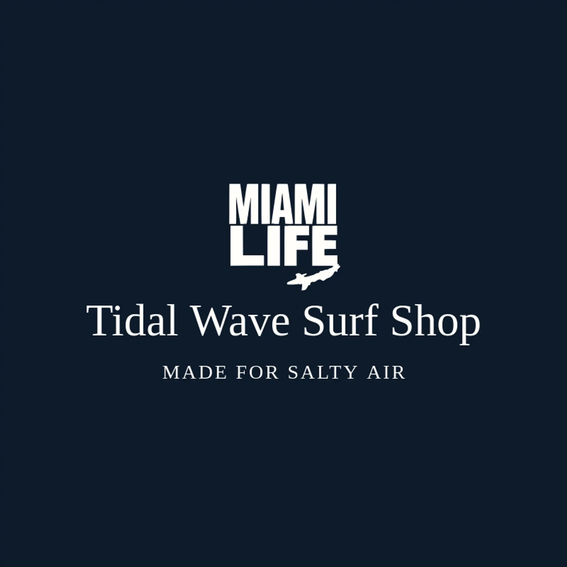 Tidal Wave Surf Shop logo for miami