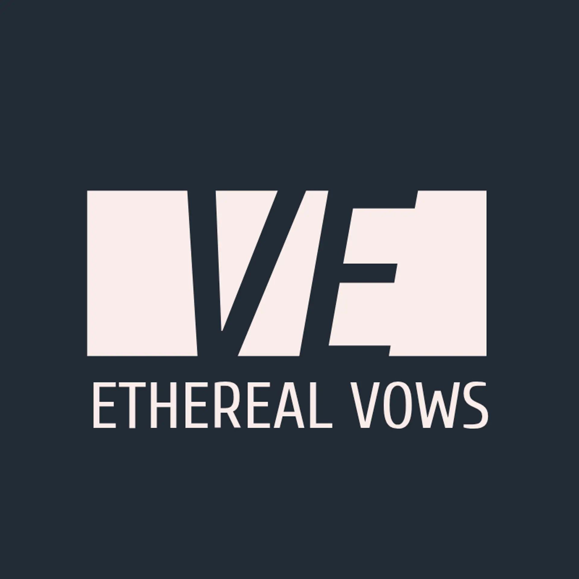 Ethereal Vows logo for wedding company