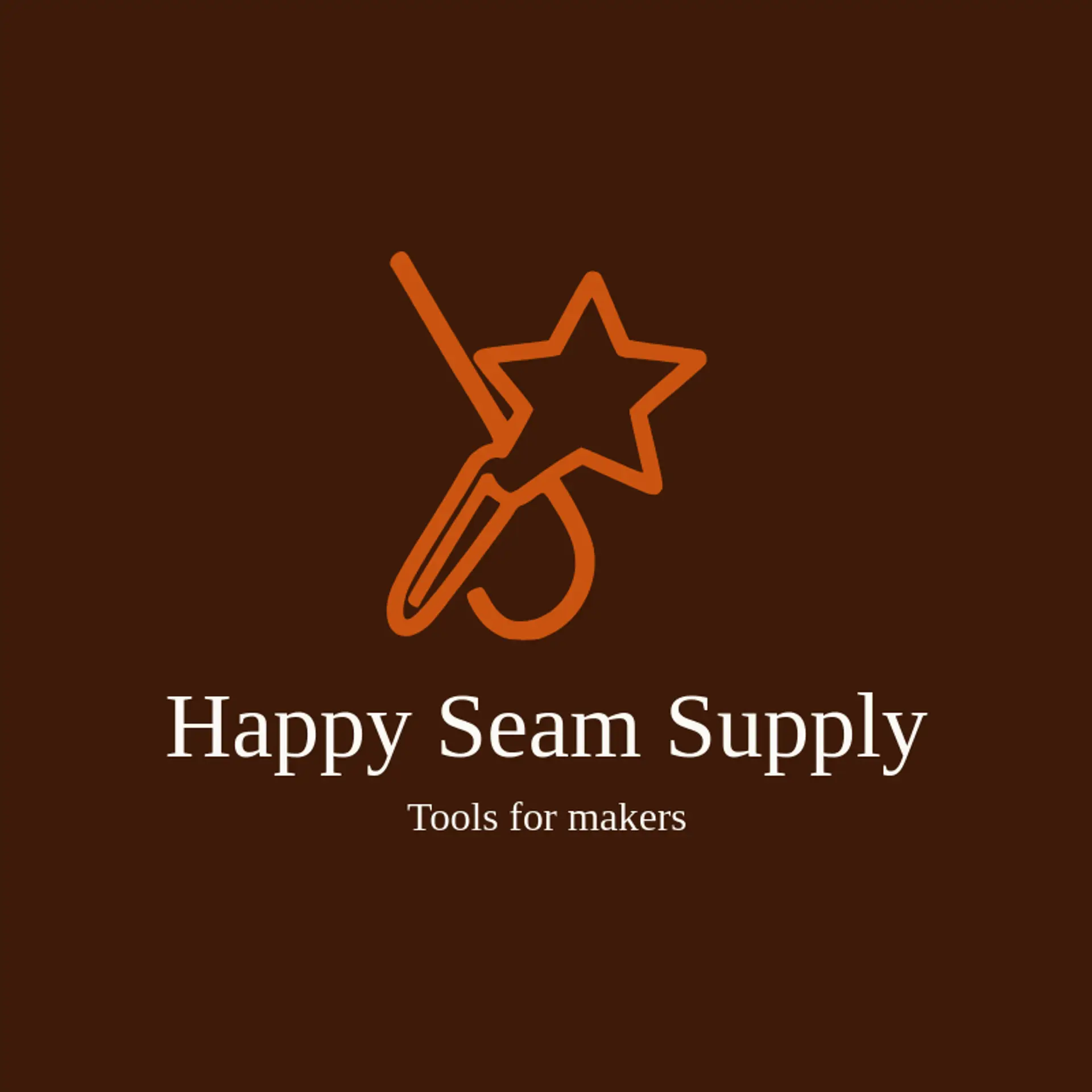 Happy Seam Supply logo for sewing