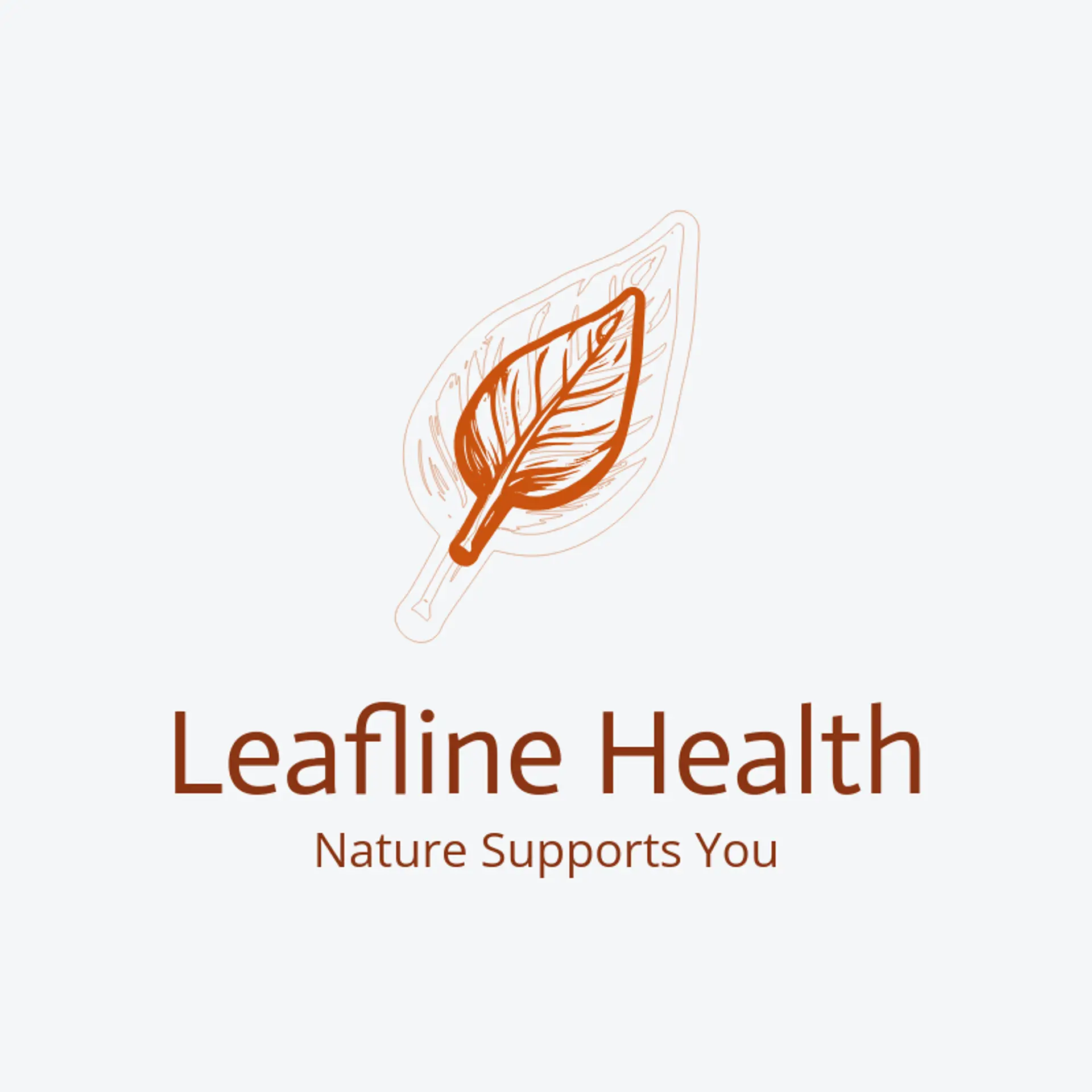 Leafline Health logo for health