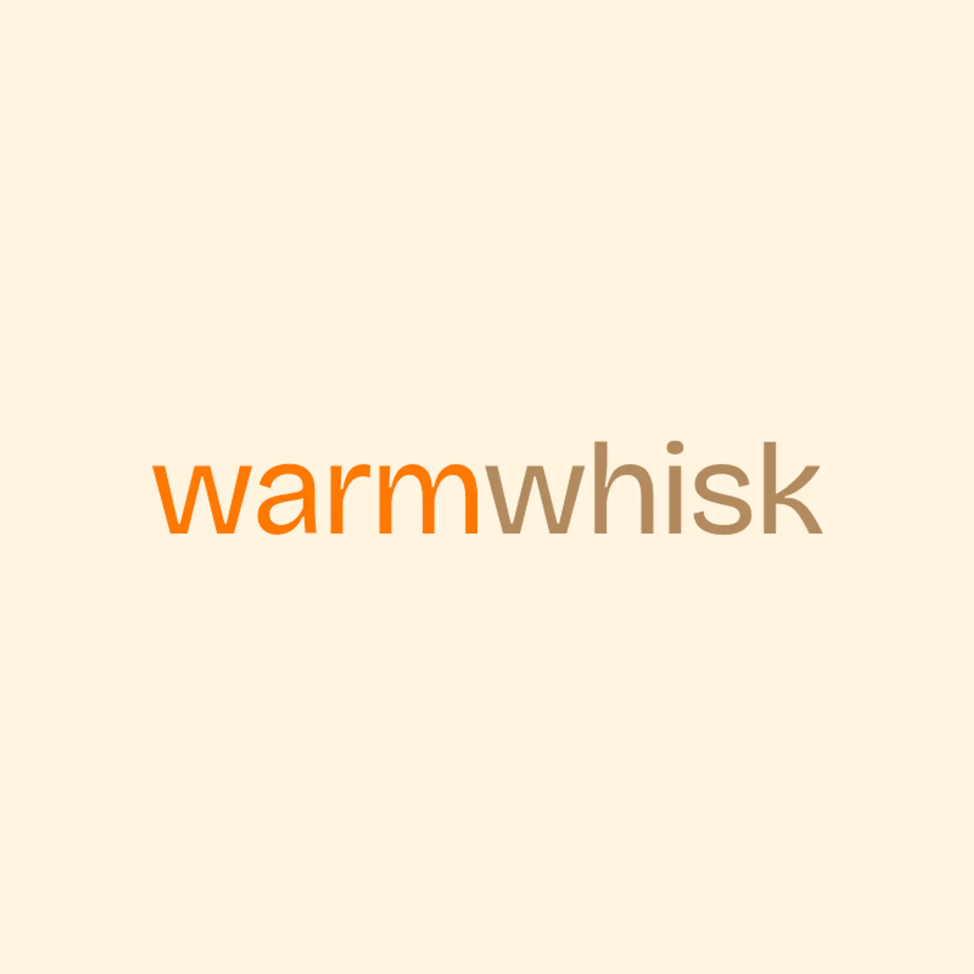 Warm Whisk logo for cake