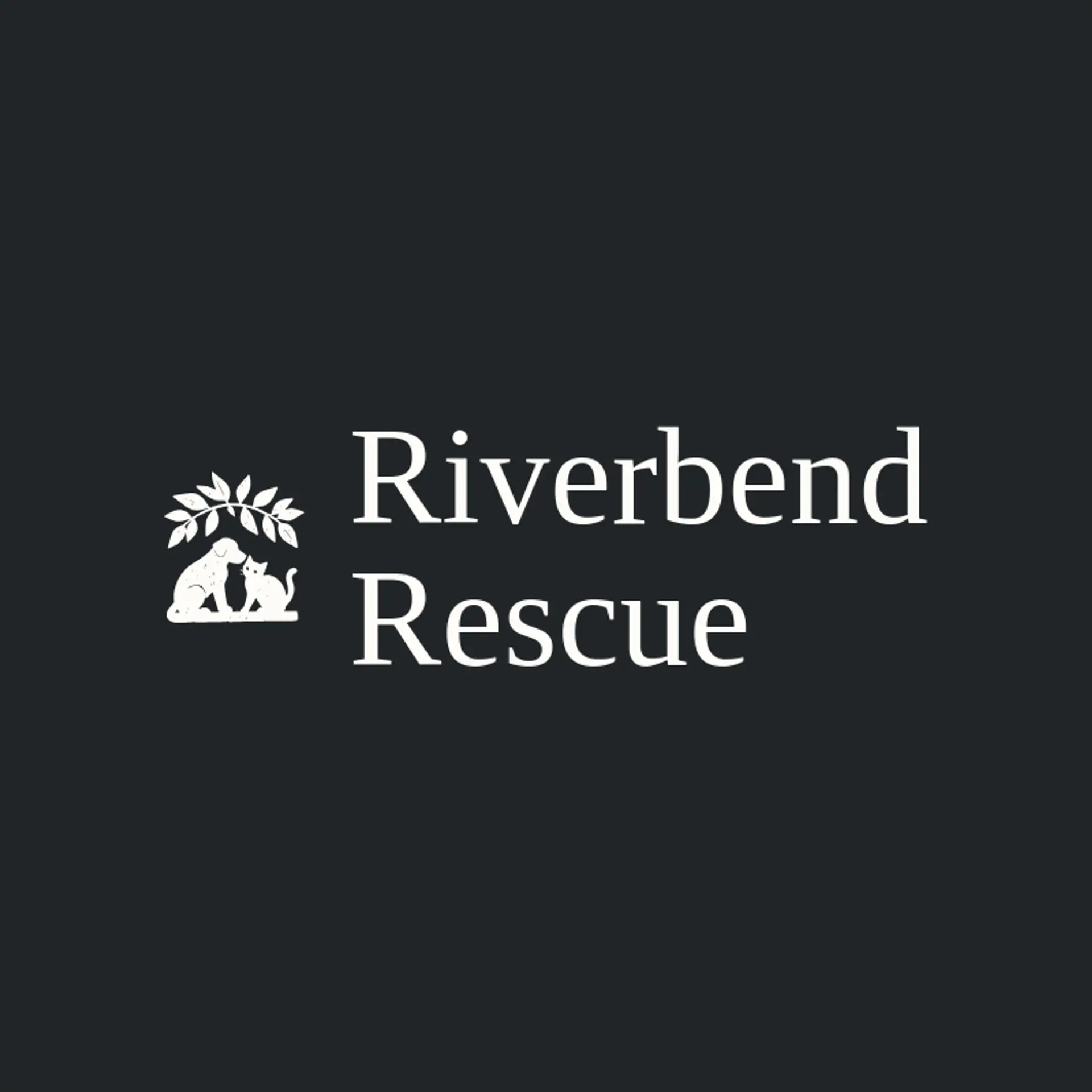 Riverbend Rescue logo for animal shelter