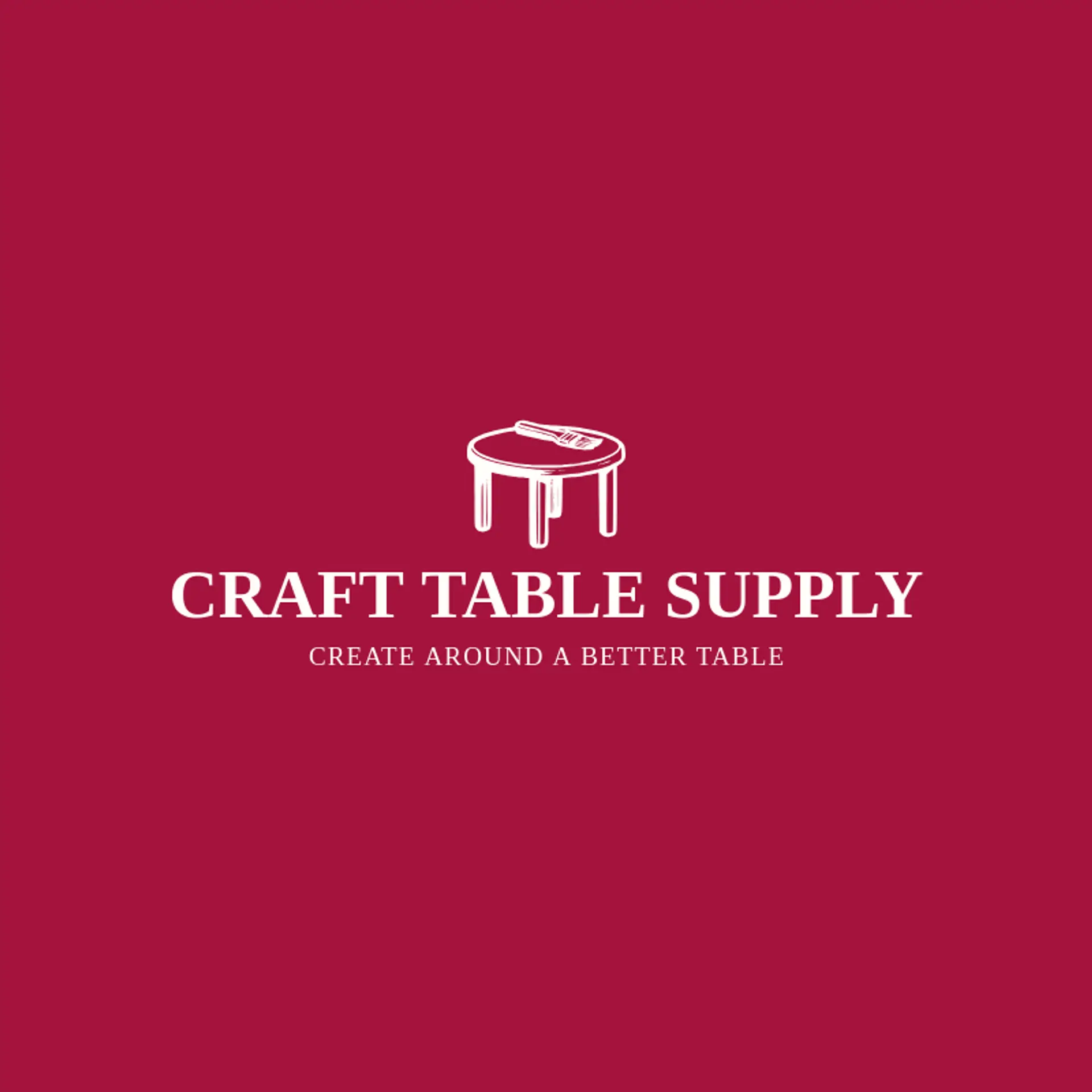 Craft Table Supply logo for table