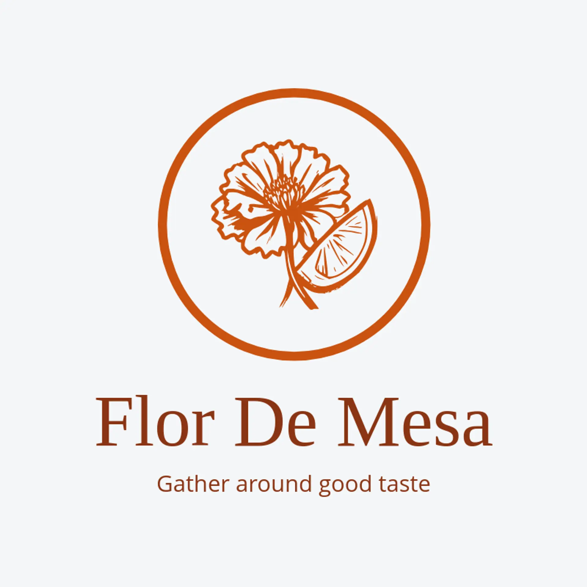 Flor de Mesa logo for mexican restaurant