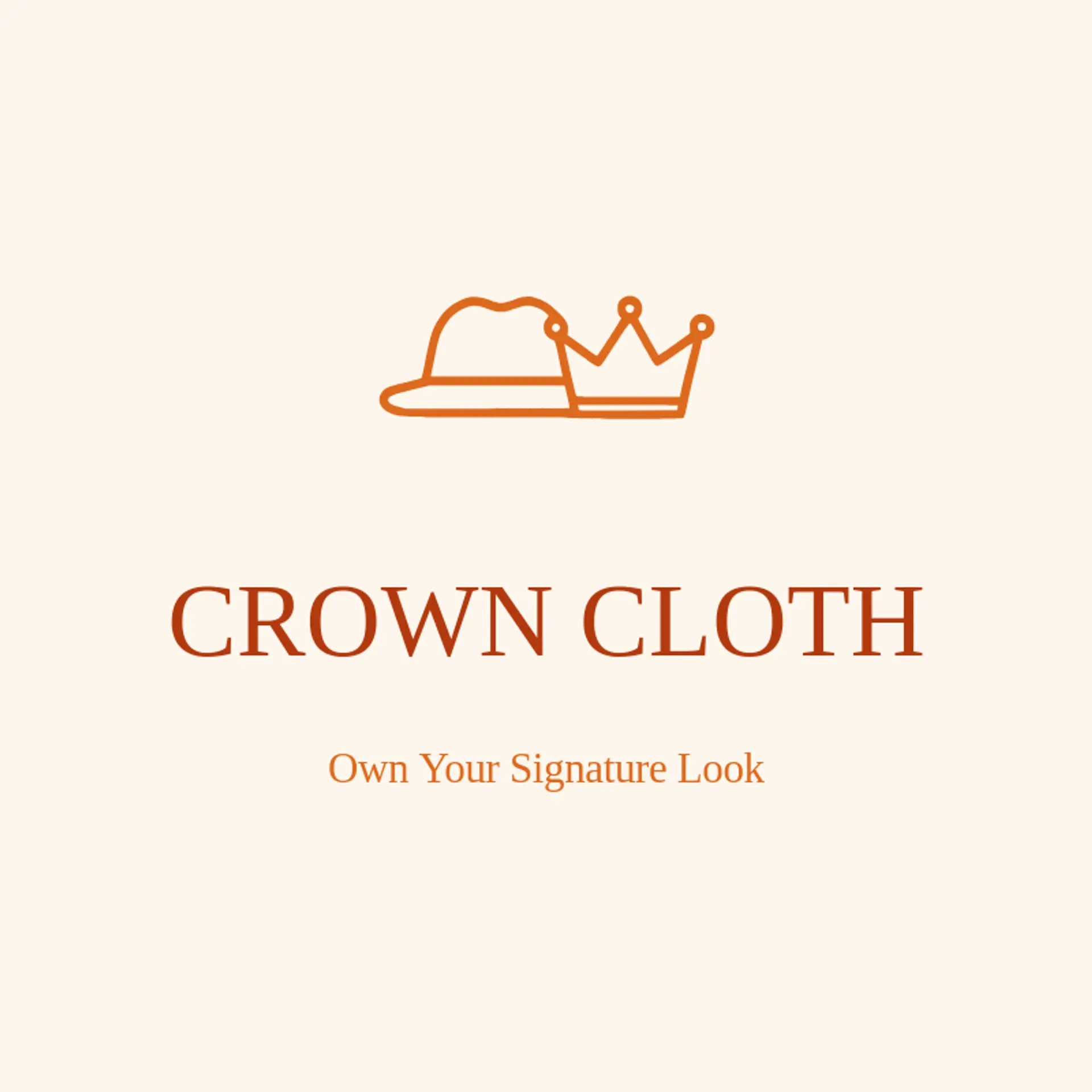 Crown Cloth logo for clothes