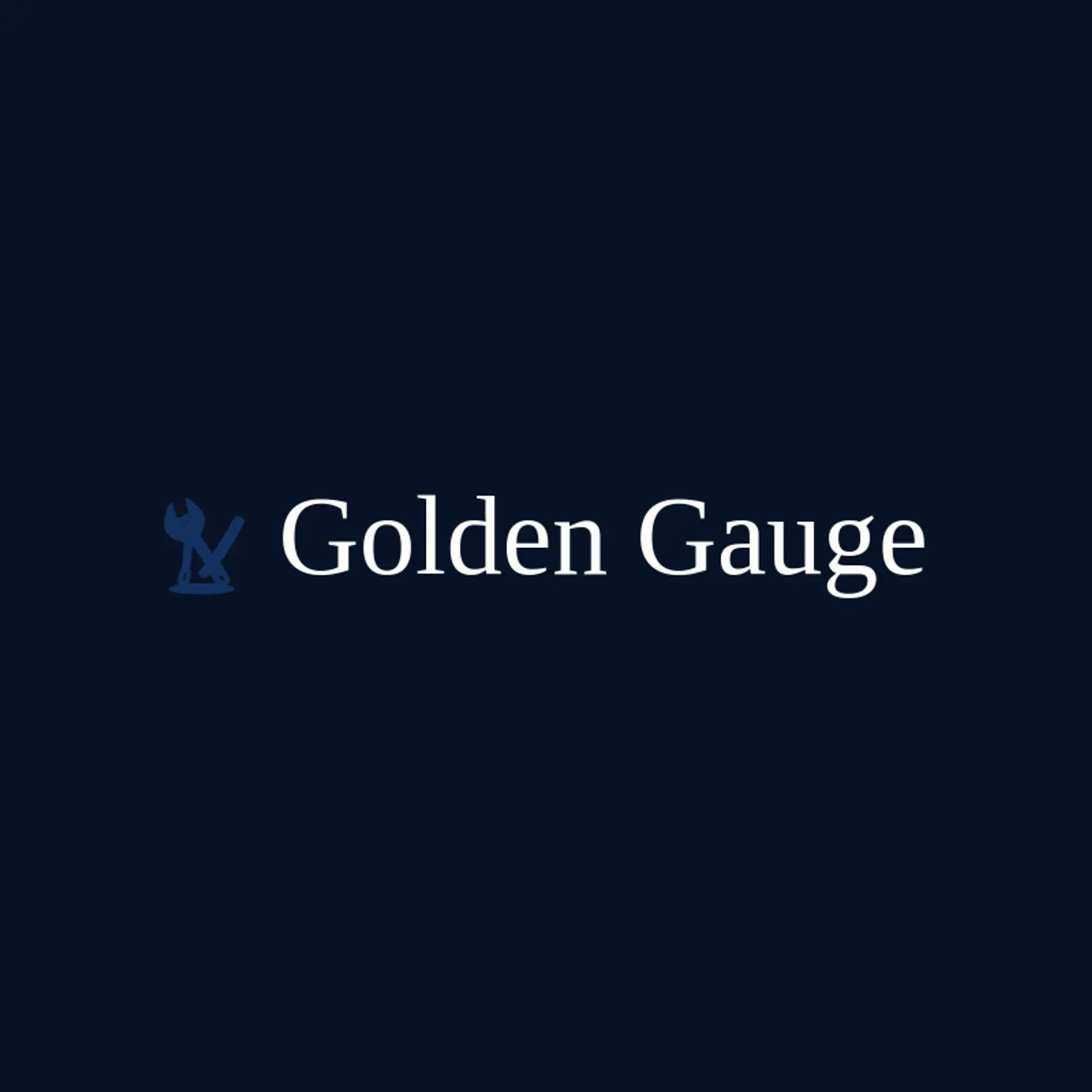 Golden Gauge logo for workshop