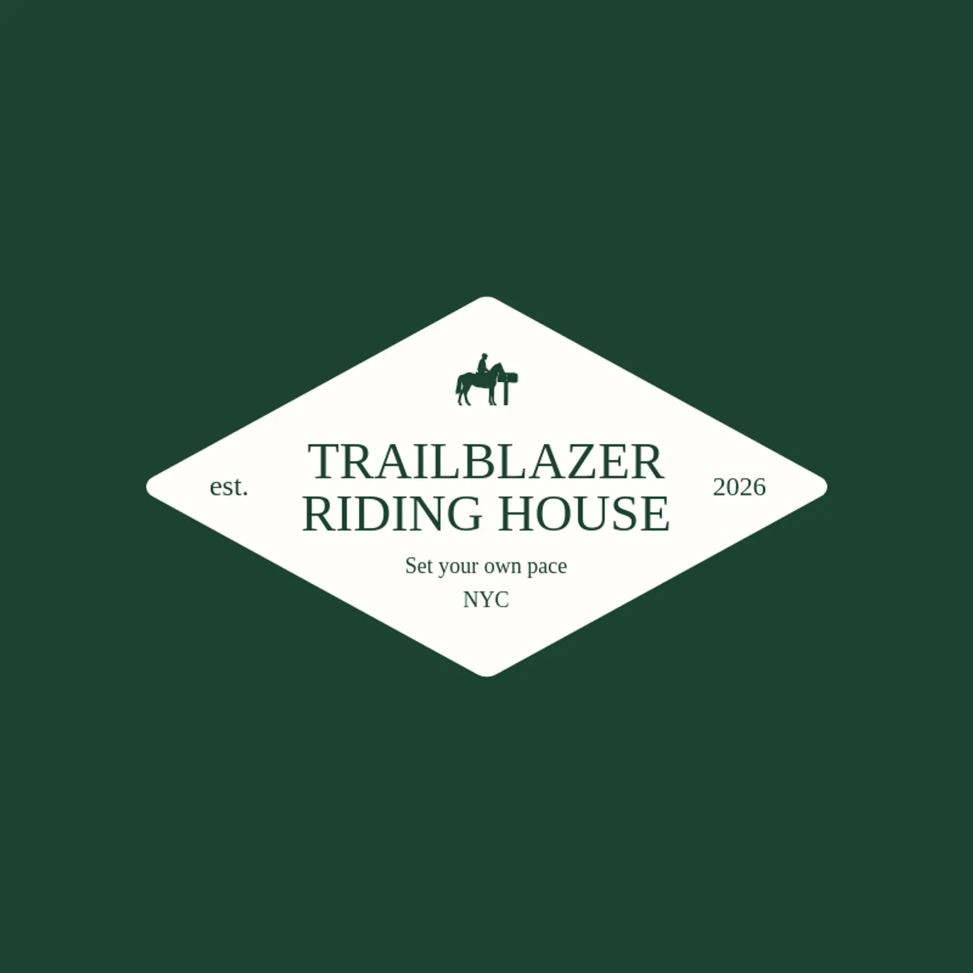 Trailblazer Riding House logo for rider