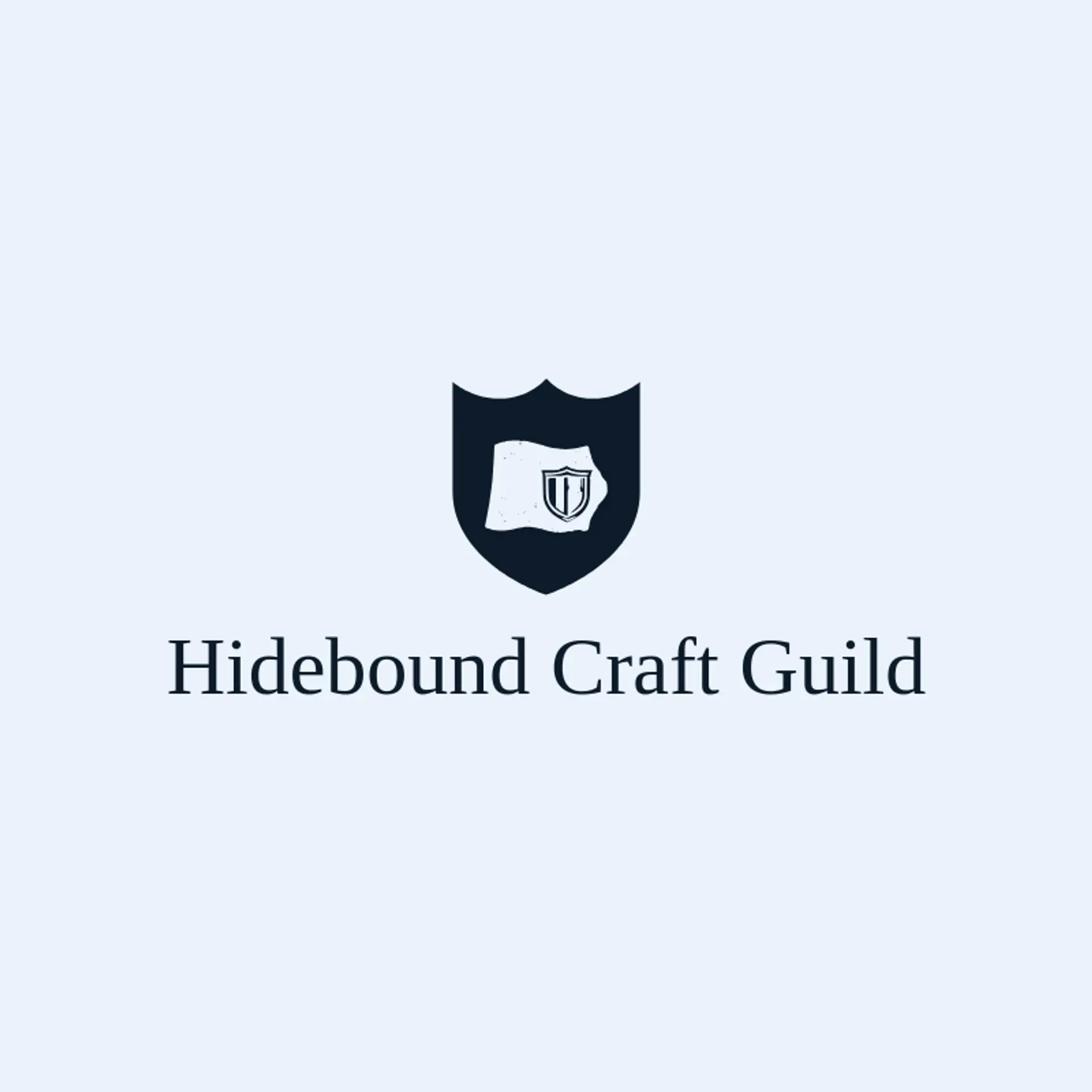 Hidebound Craft Guild logo for leather