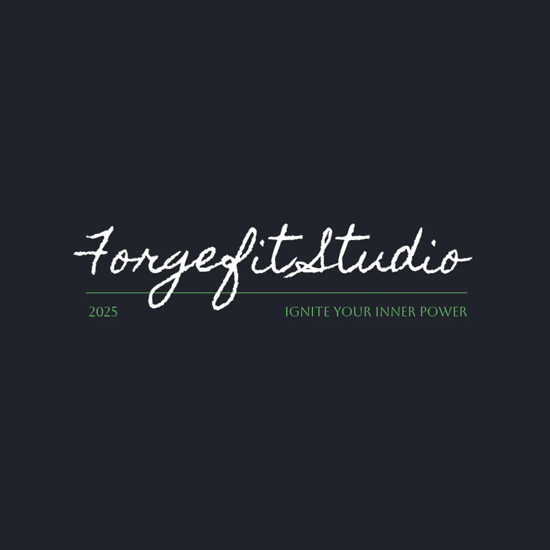 ForgeFit Studio logo for fitness training