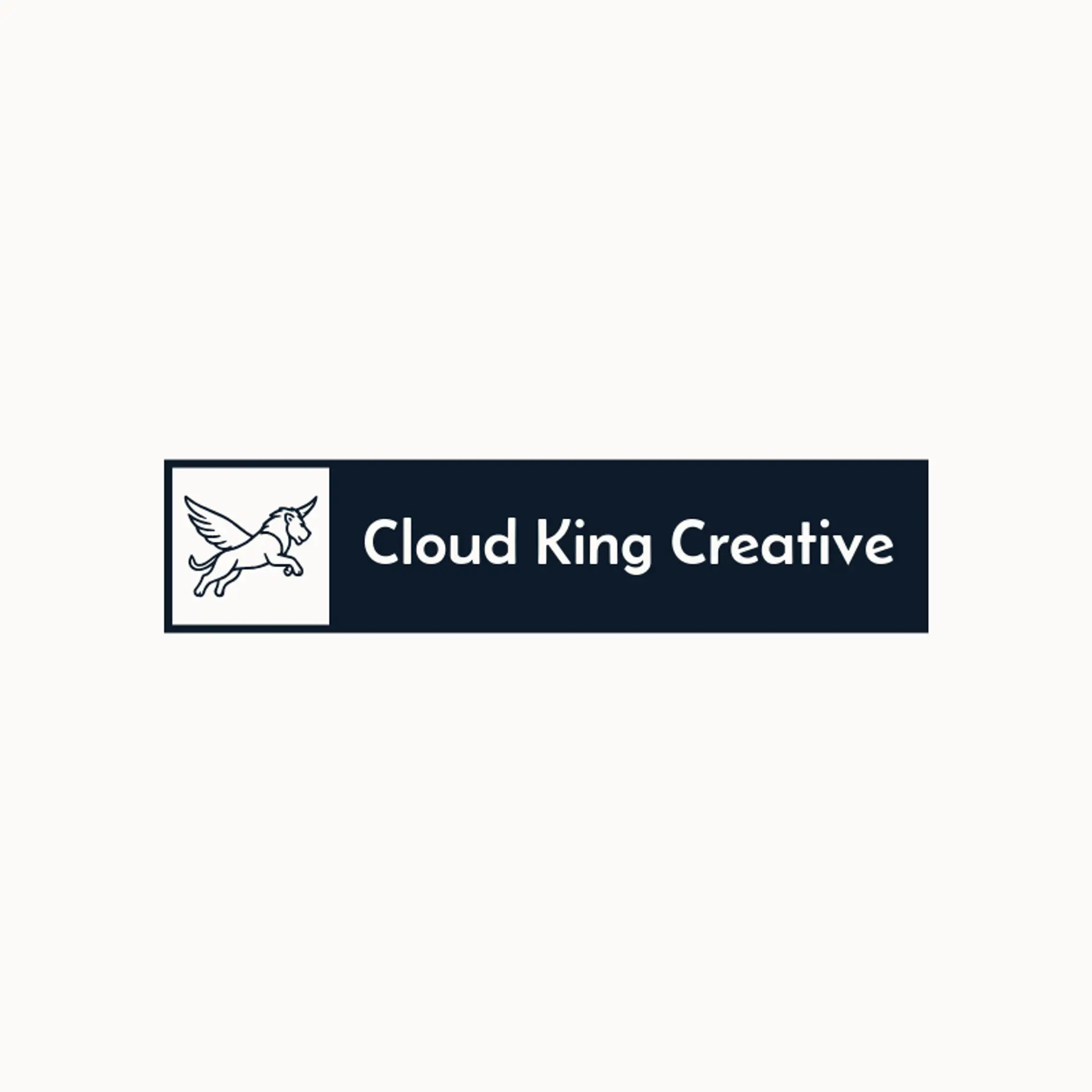 Cloud King Creative logo for lion