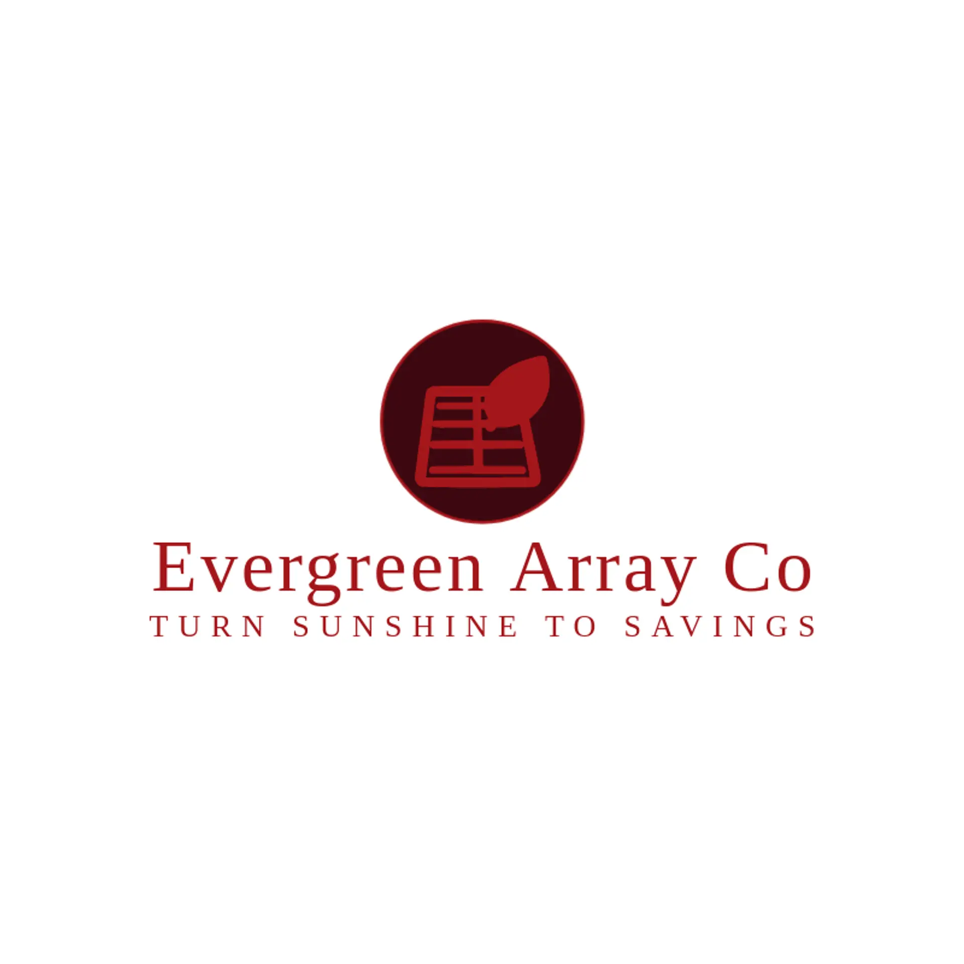 Evergreen Array Co logo for solar panel