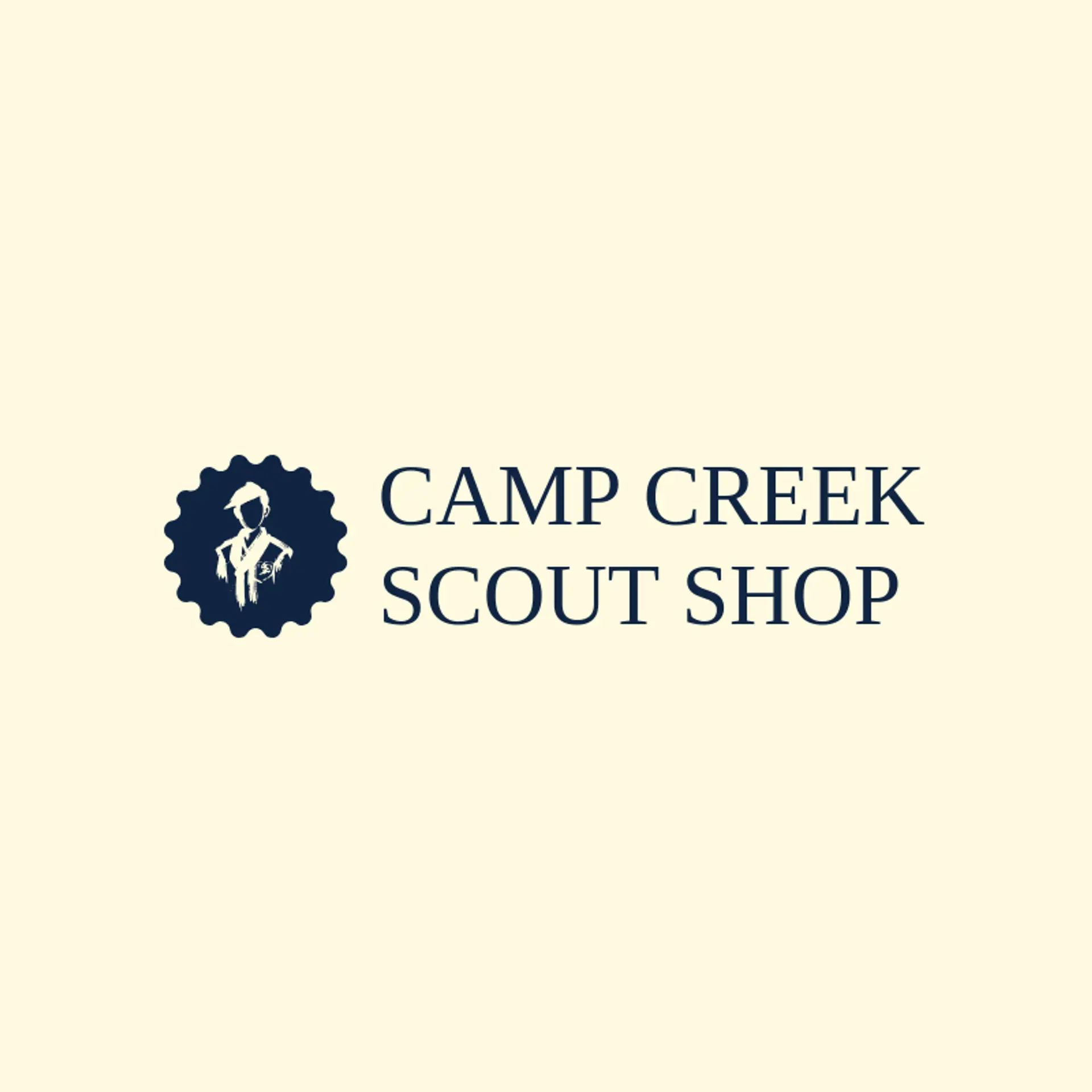 Camp Creek Scout Shop logo for scout
