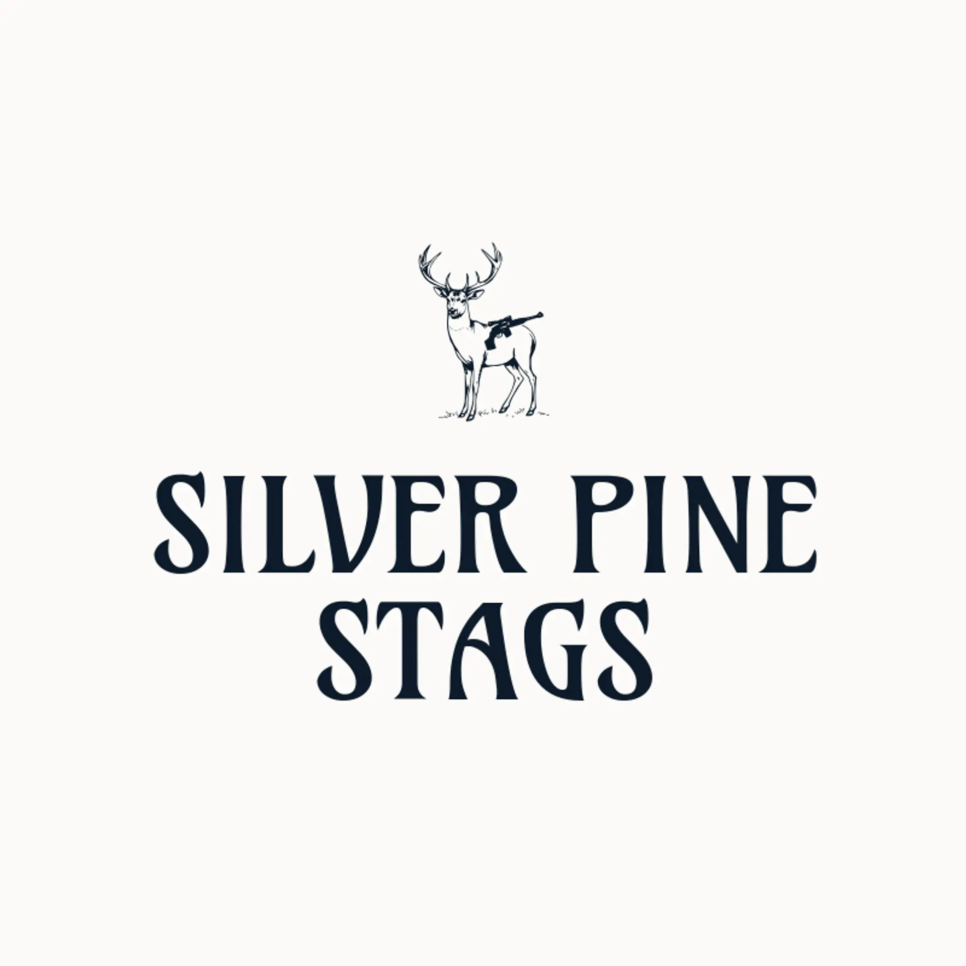 Silver Pine Stags logo for buck