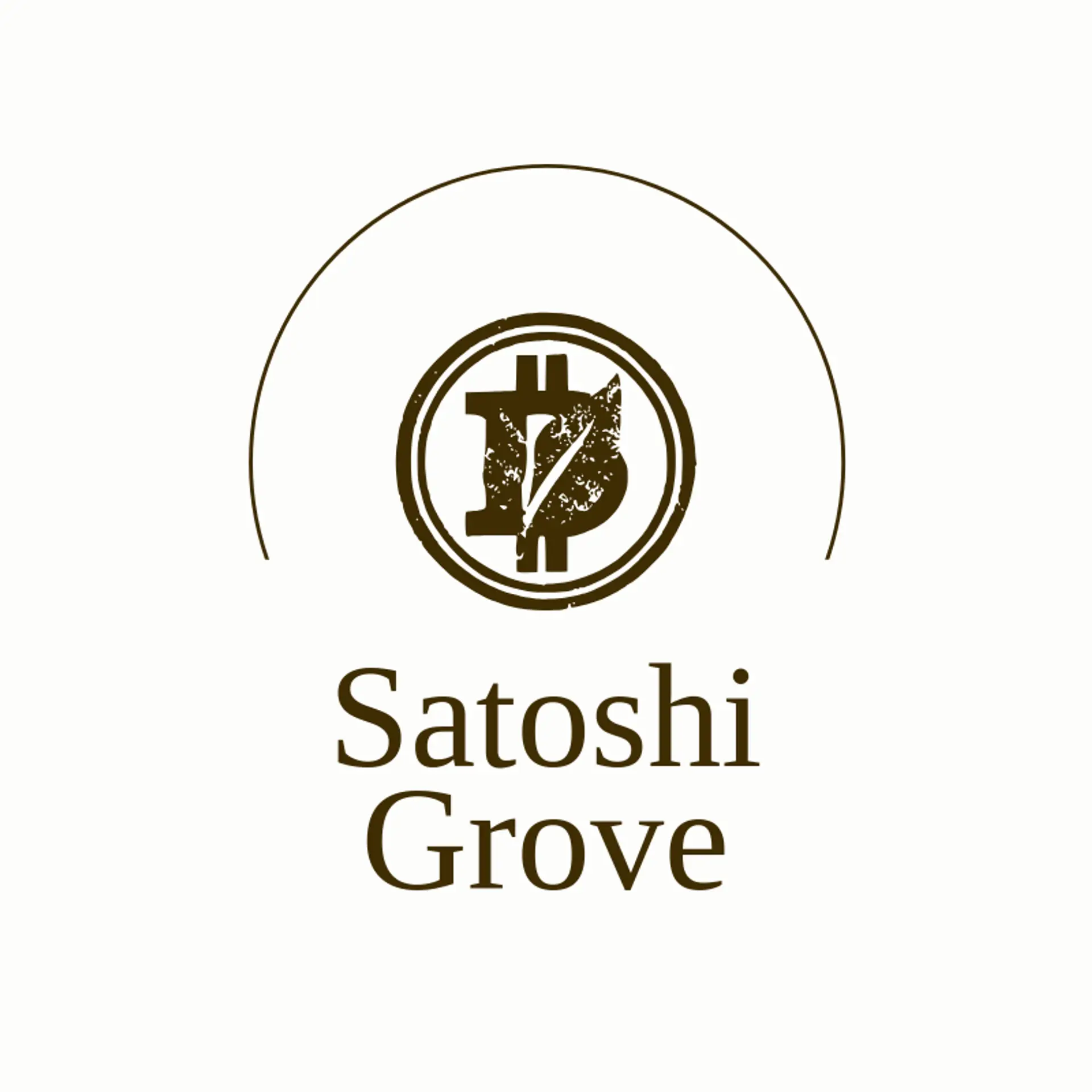 Satoshi Grove logo for cryptocurrency
